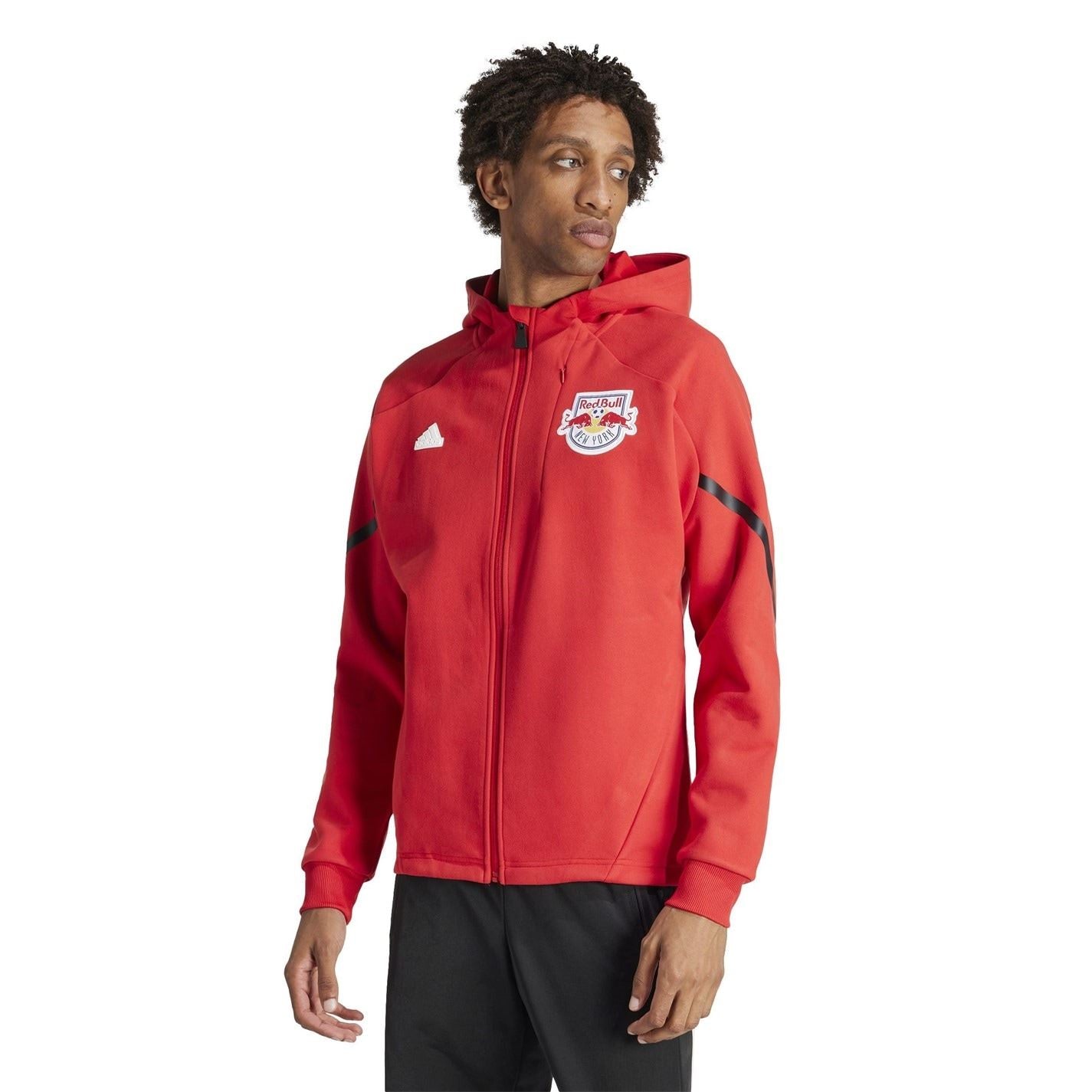adidas New York Red Bulls Anthem Anorak Jacket 2023 2024 Adults