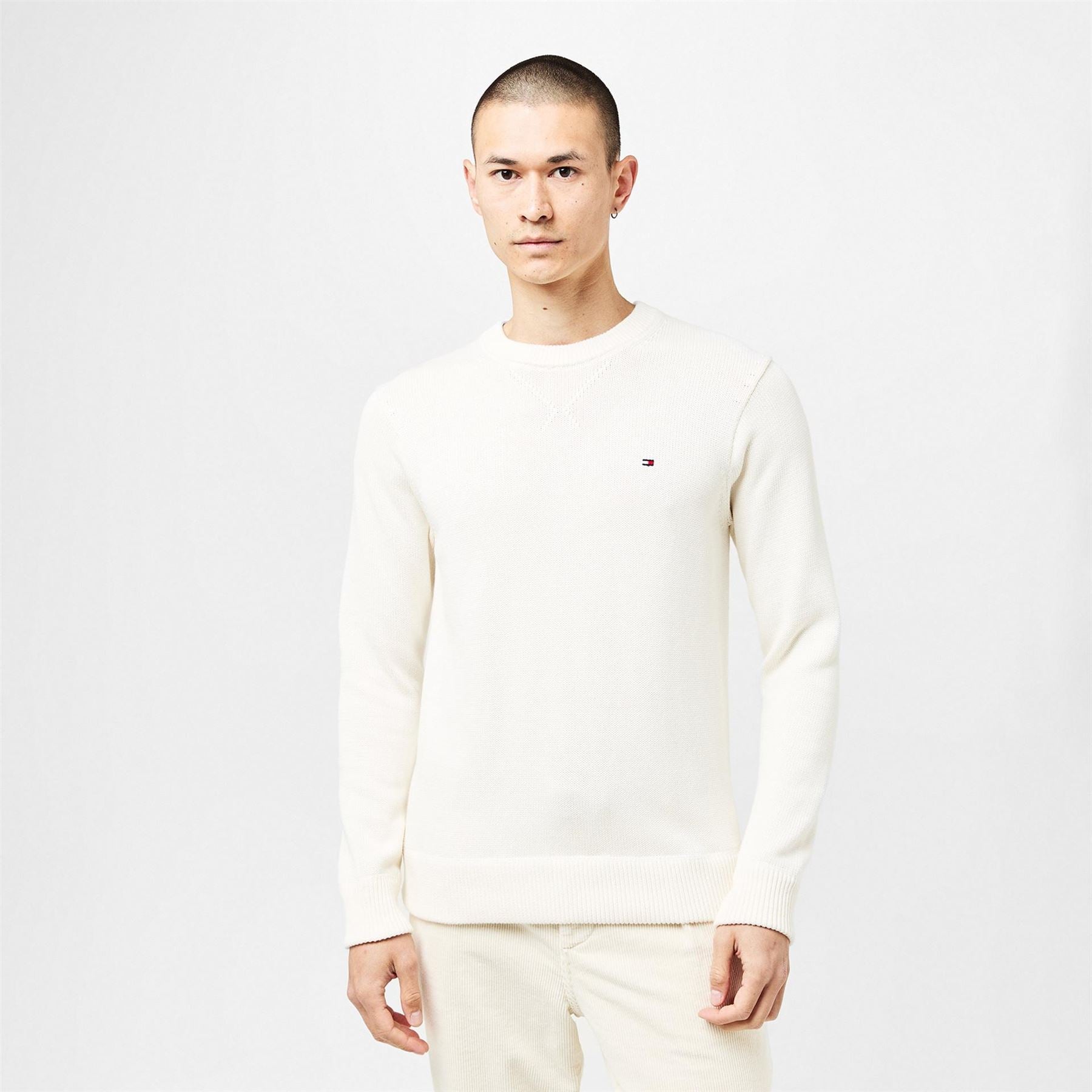 Tommy Hilfiger Regular Fit Crew Neck Long Sleeve Sweater