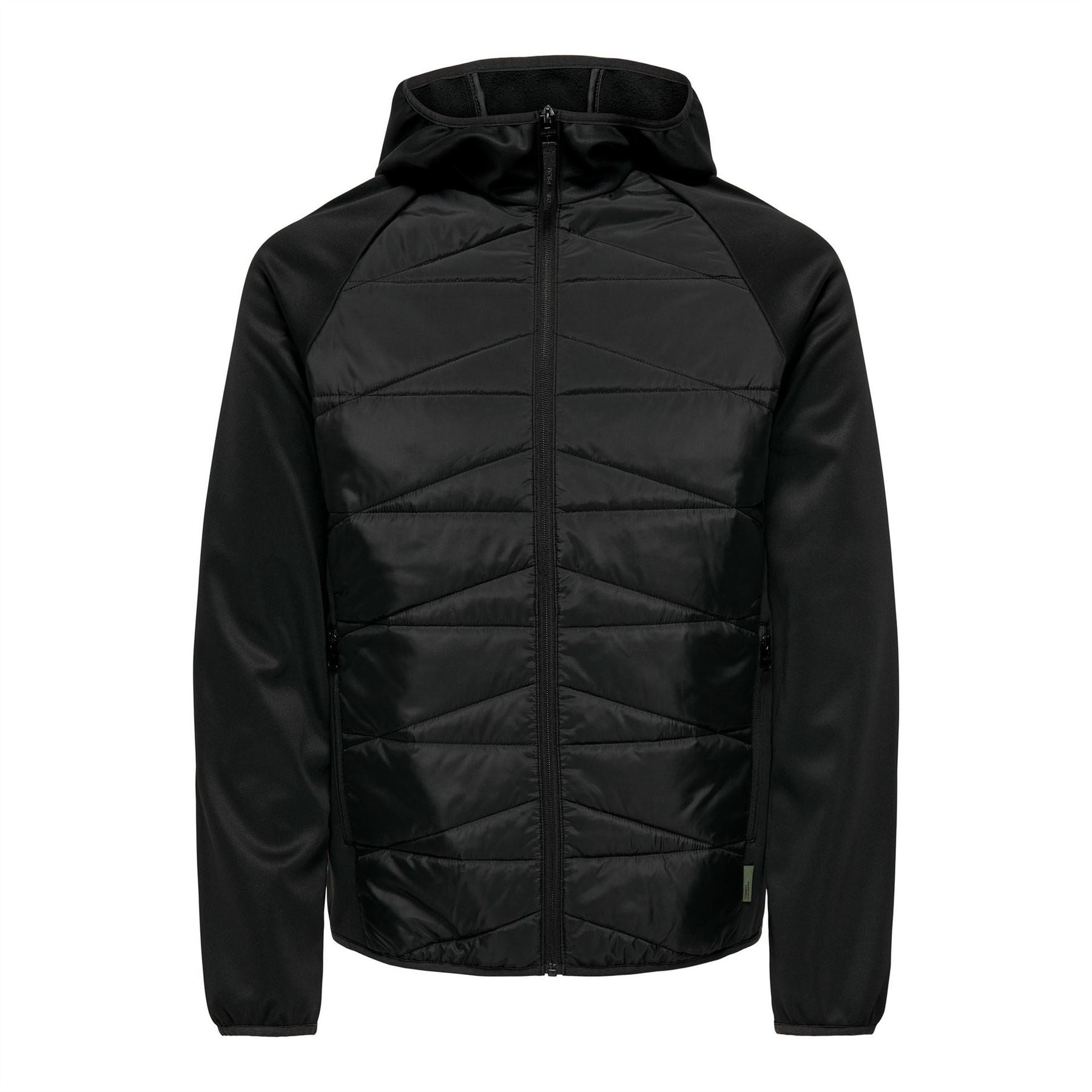 Only Hooded Softshell Solid Patterned Jacket