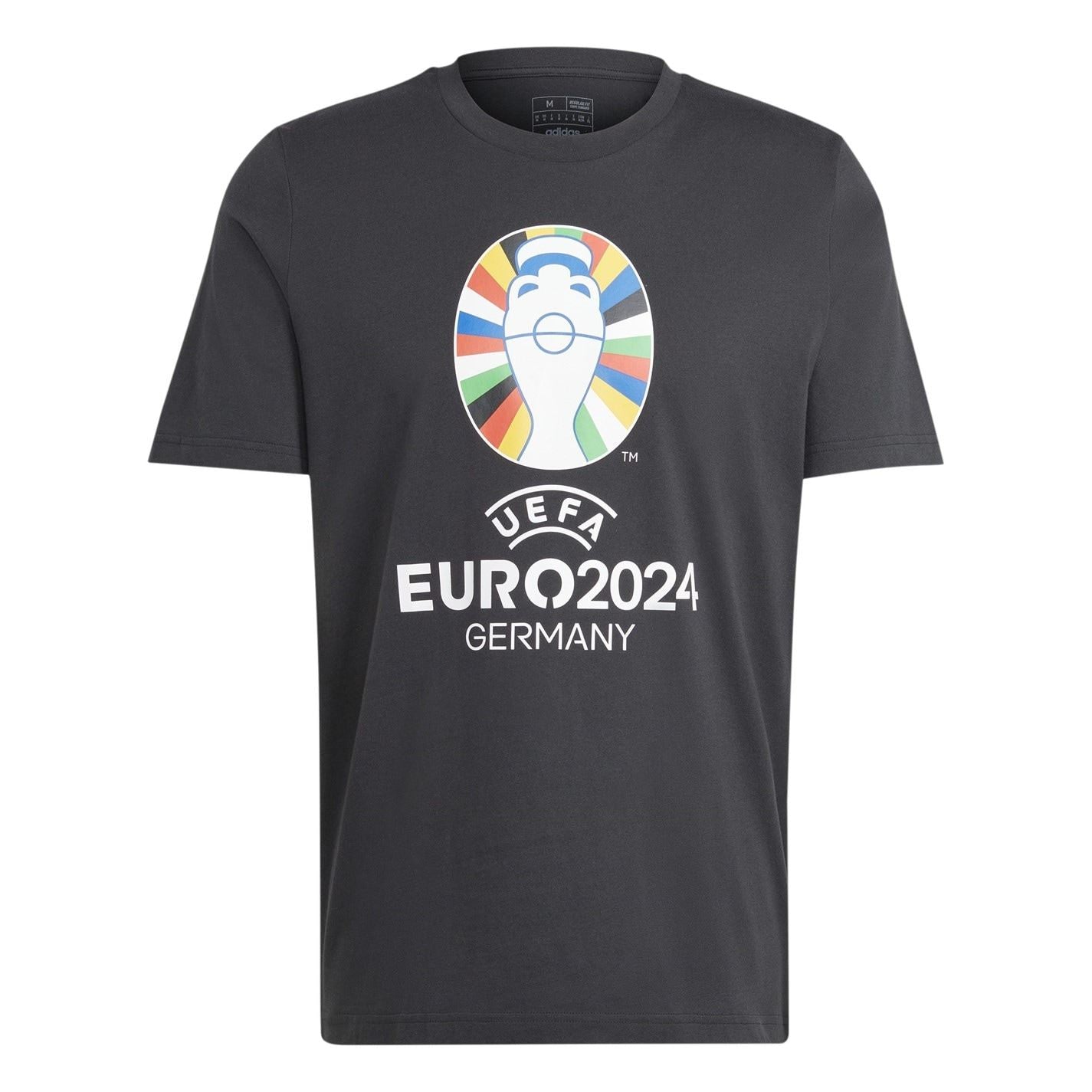adidas Mens Euro 2024 Official Emblem T-Shirt