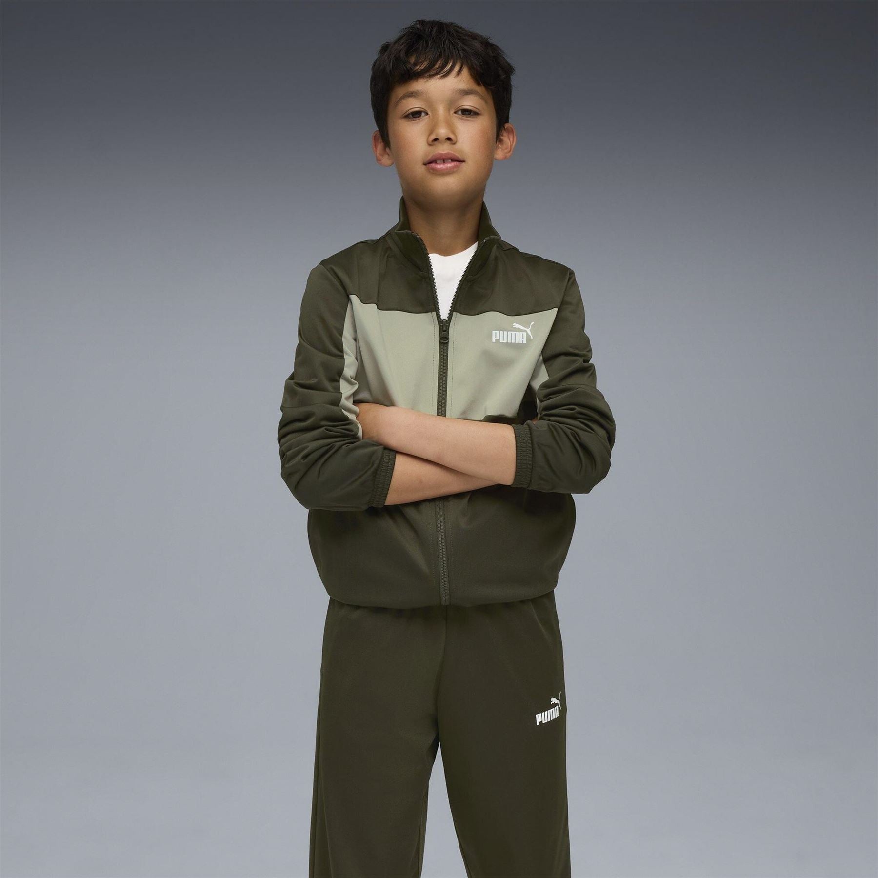 Puma Kids Colorblock Tracksuit Top