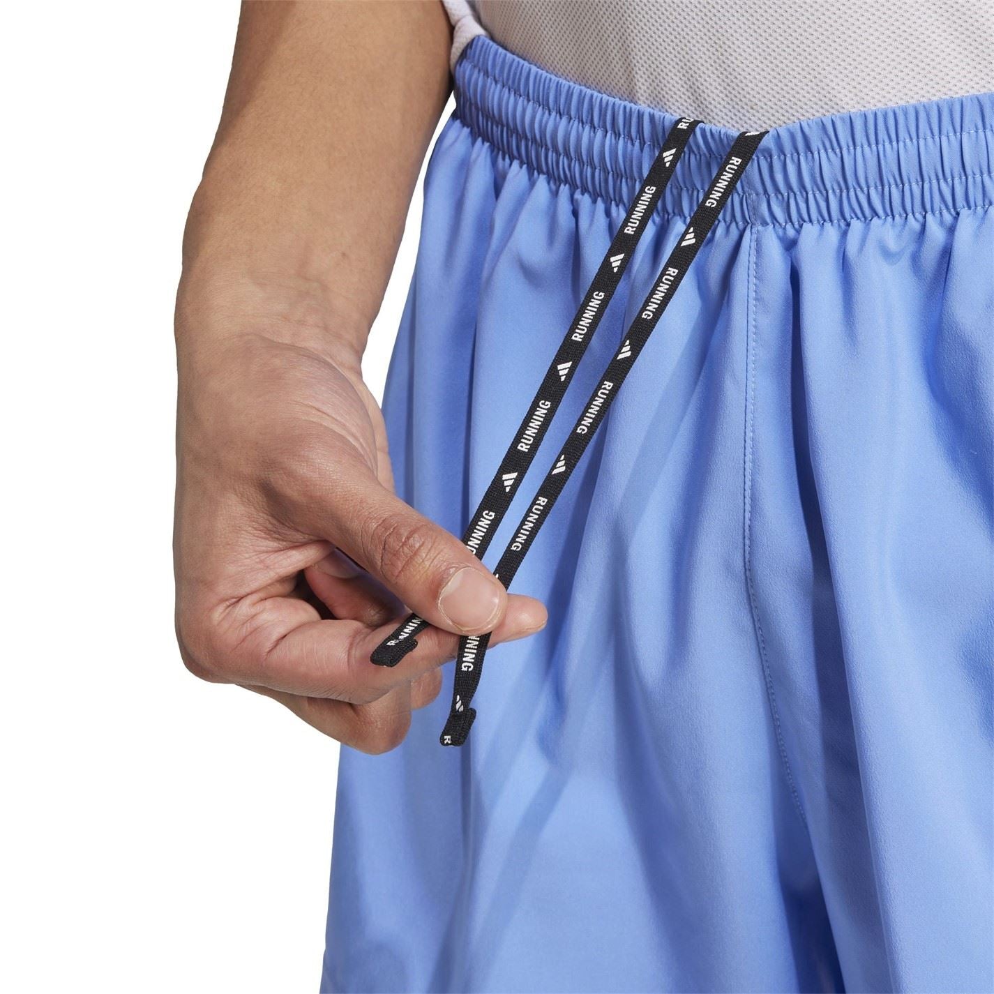 adidas Mens Own The Run 3 Stripes 2 In 1 Shorts