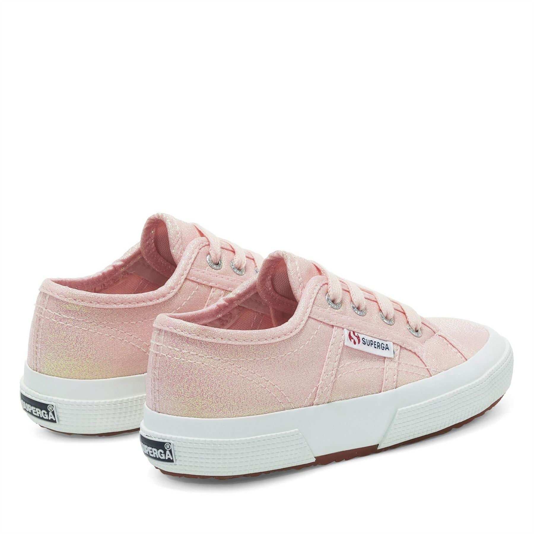 Superga 2750 Lamej Metallic Canvas Low Top Sneakers