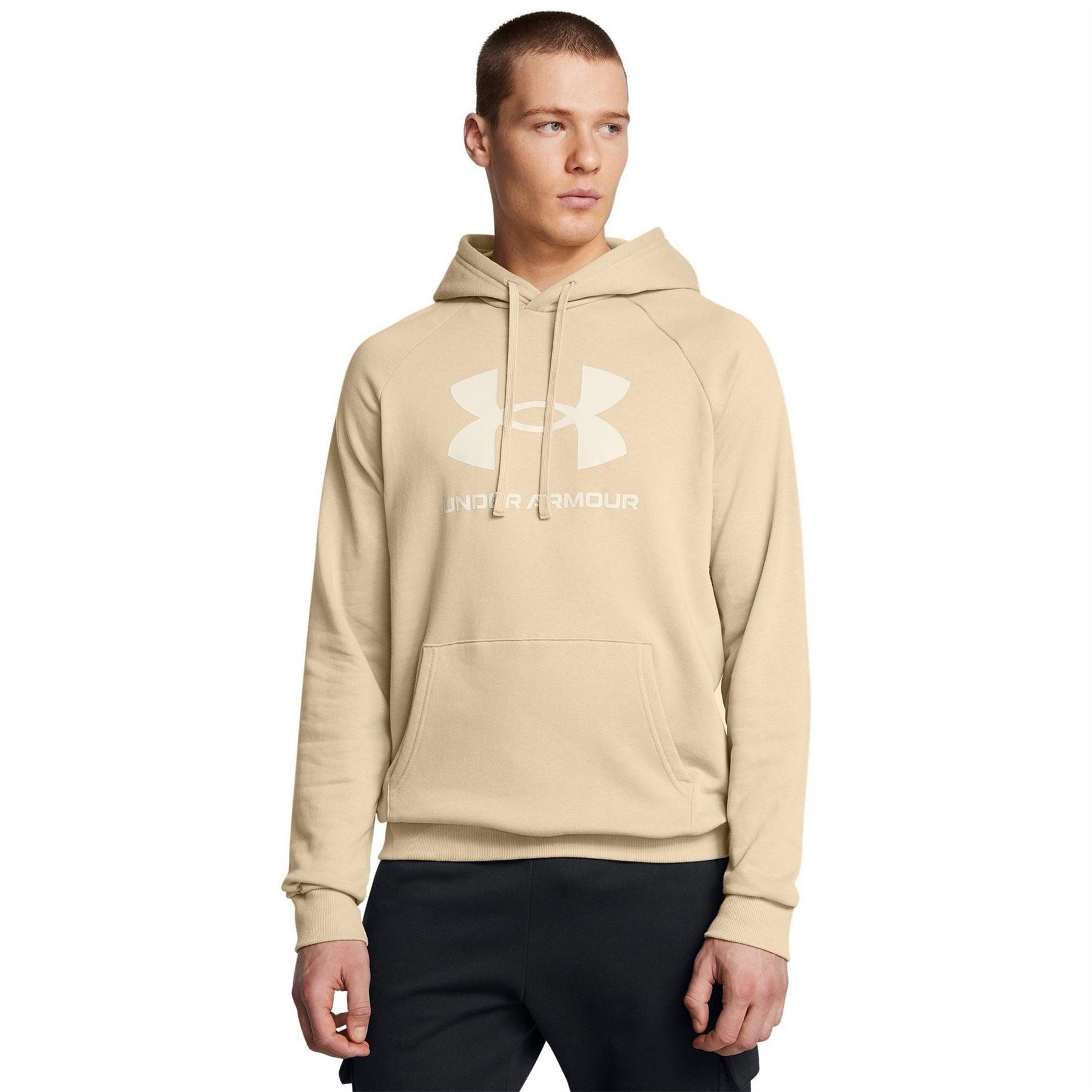Under Armour Mens Armour Ua Rival Fleece Logo Hoody Hoody