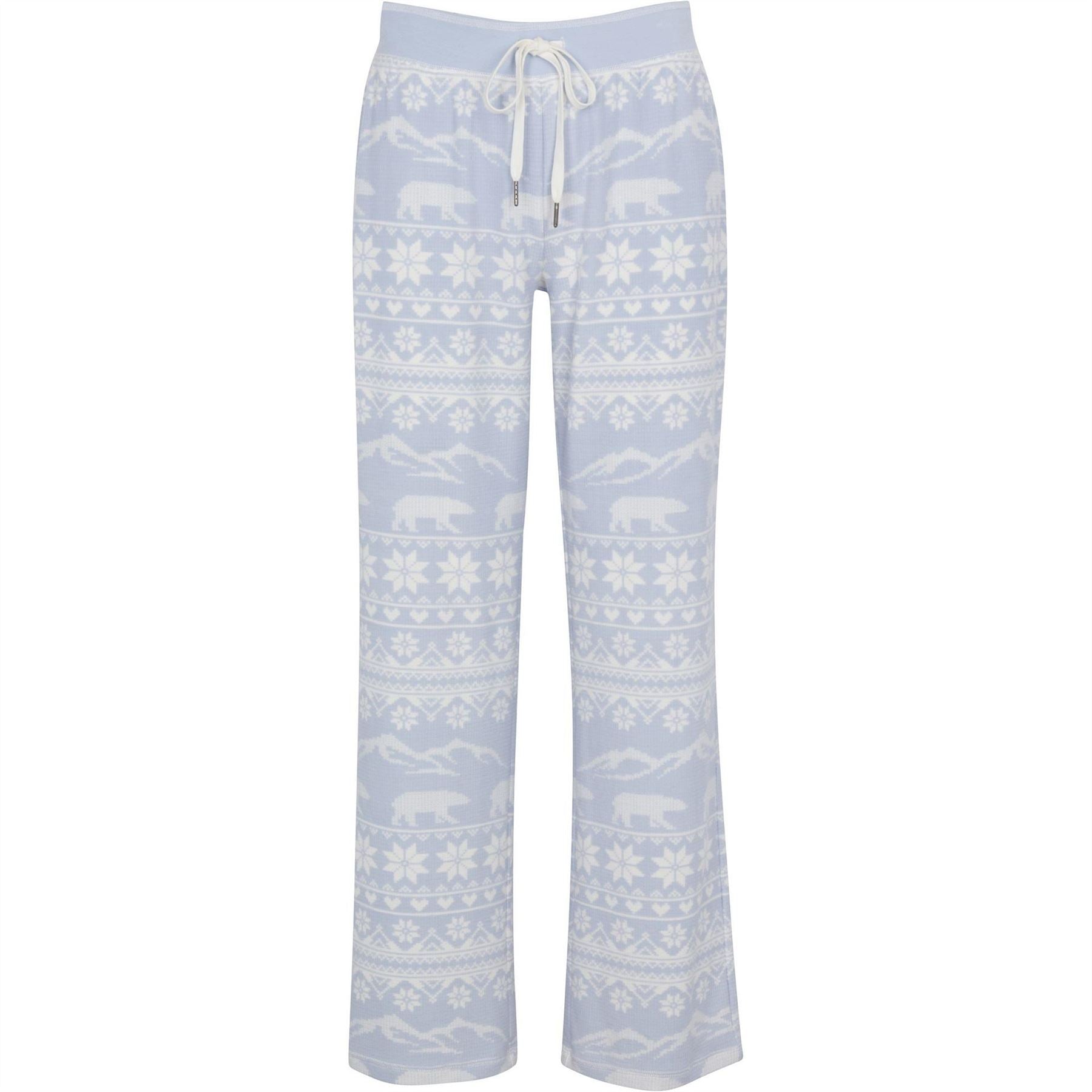 PJ Salvage Salvage Snowflake Wide Leg Pant