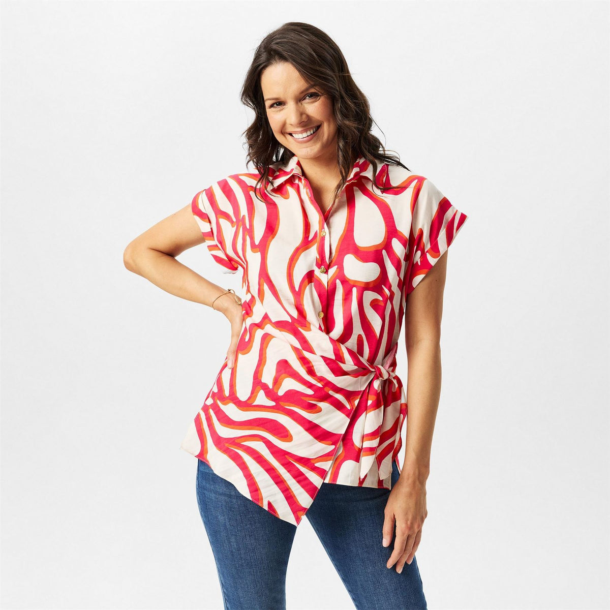 Biba Cap Sleeve Shirt