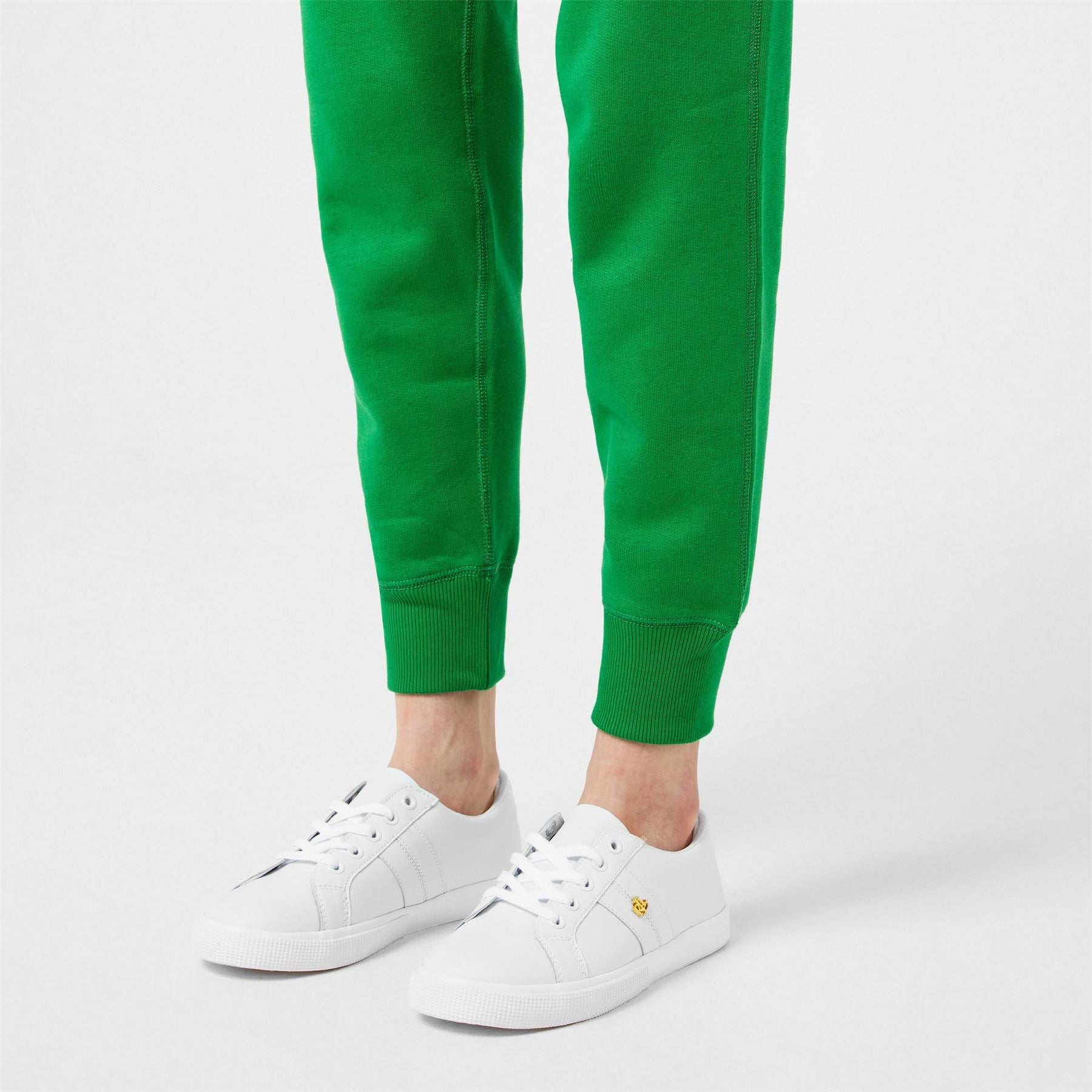 Lauren by Ralph Lauren Janson Leather Court Trainers