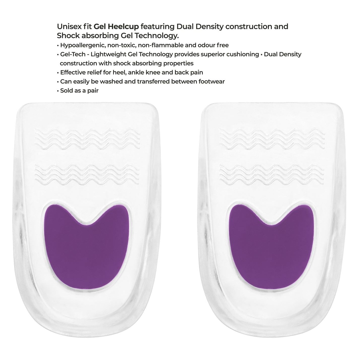 Slazenger Gel Heel Cups