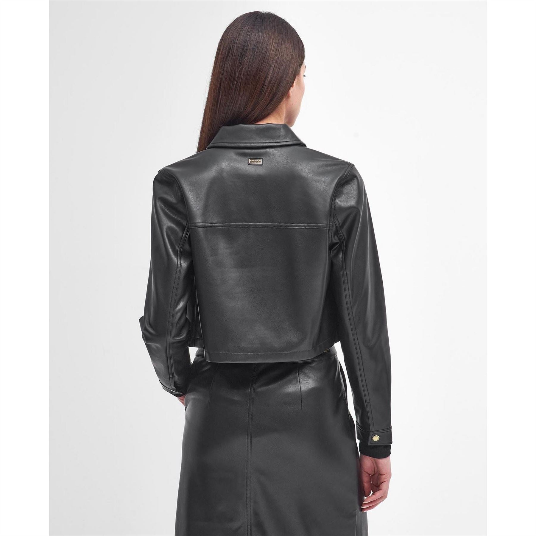 Barbour International Faux Leather Jacket