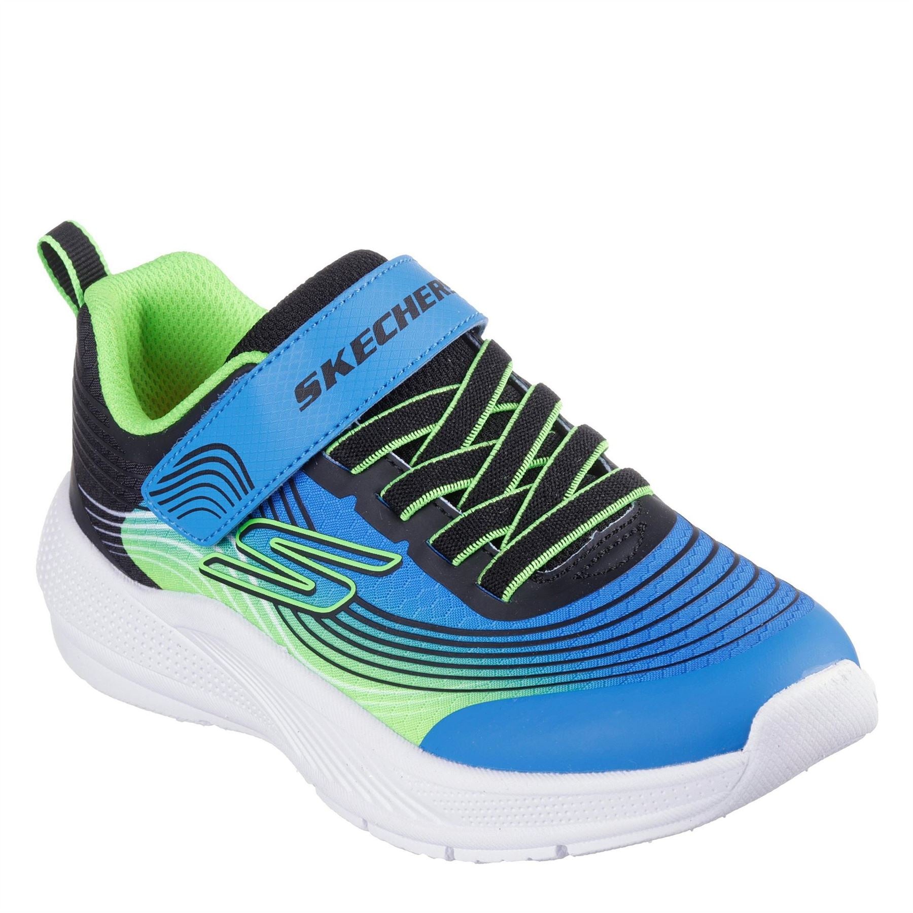 Skechers Lightweight Toddler Gore  And  Strap Sn Runners Boys