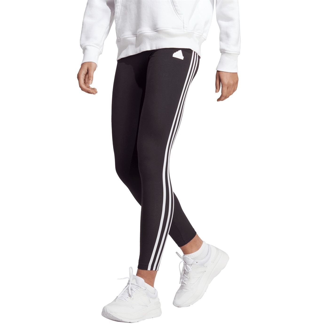 adidas Womens Essentials 3 Stripes High Waisted Leggings