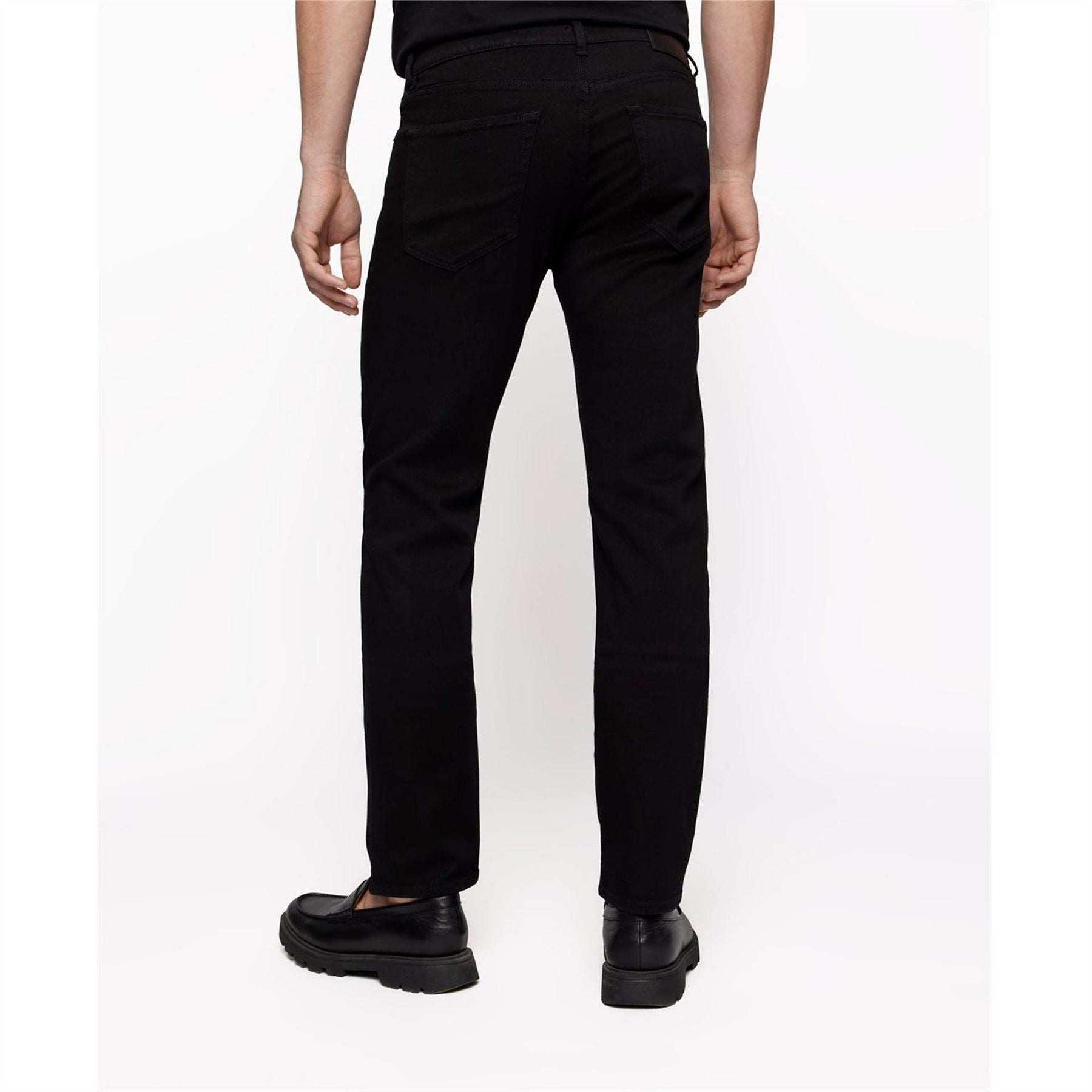 Boss Maine Regular Mid Rise Straight Leg Jeans