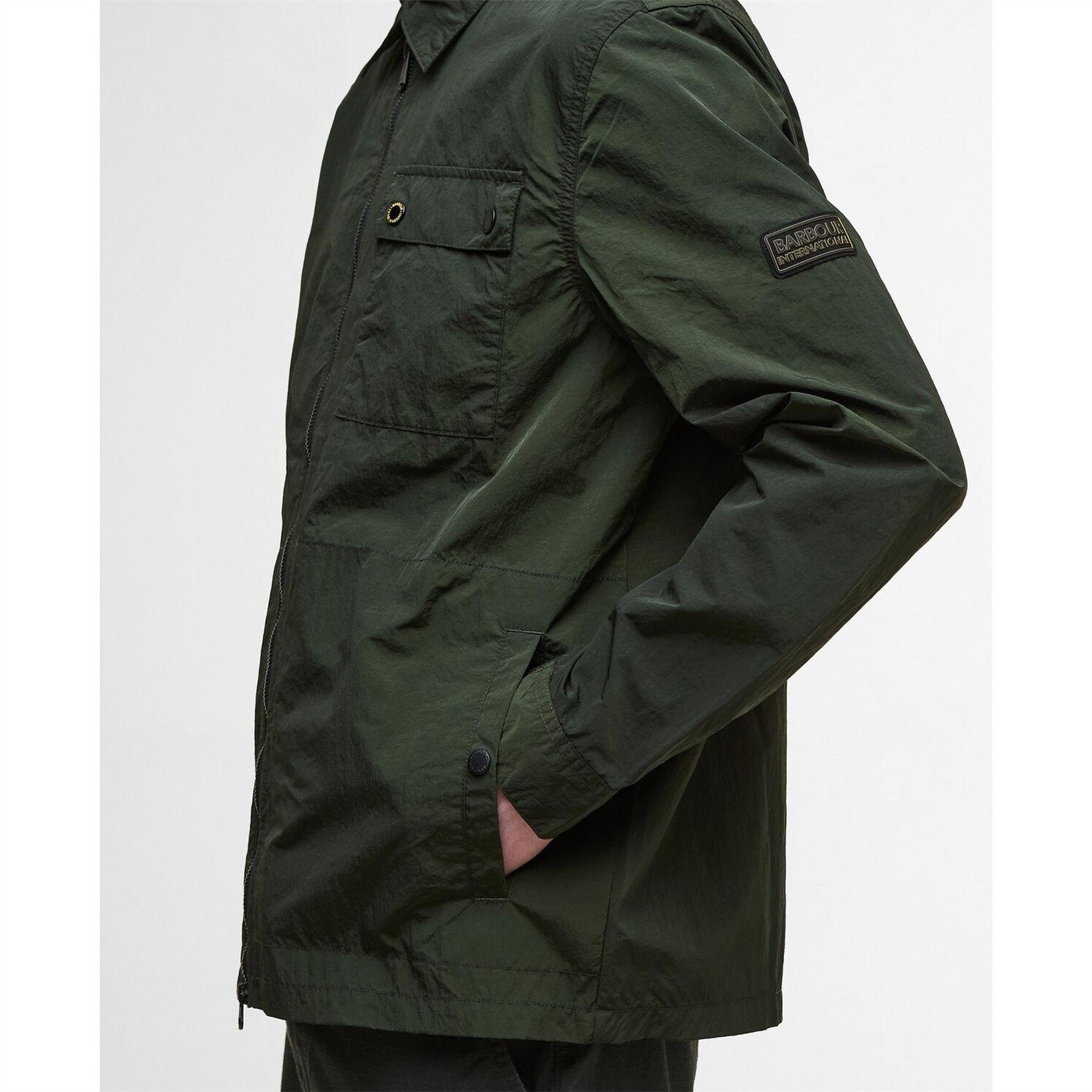 Barbour International Inline Zip Through Overshirt