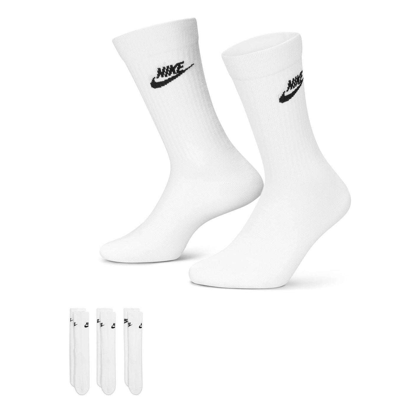 Nike 3 Pack Of Essential Crew Socks