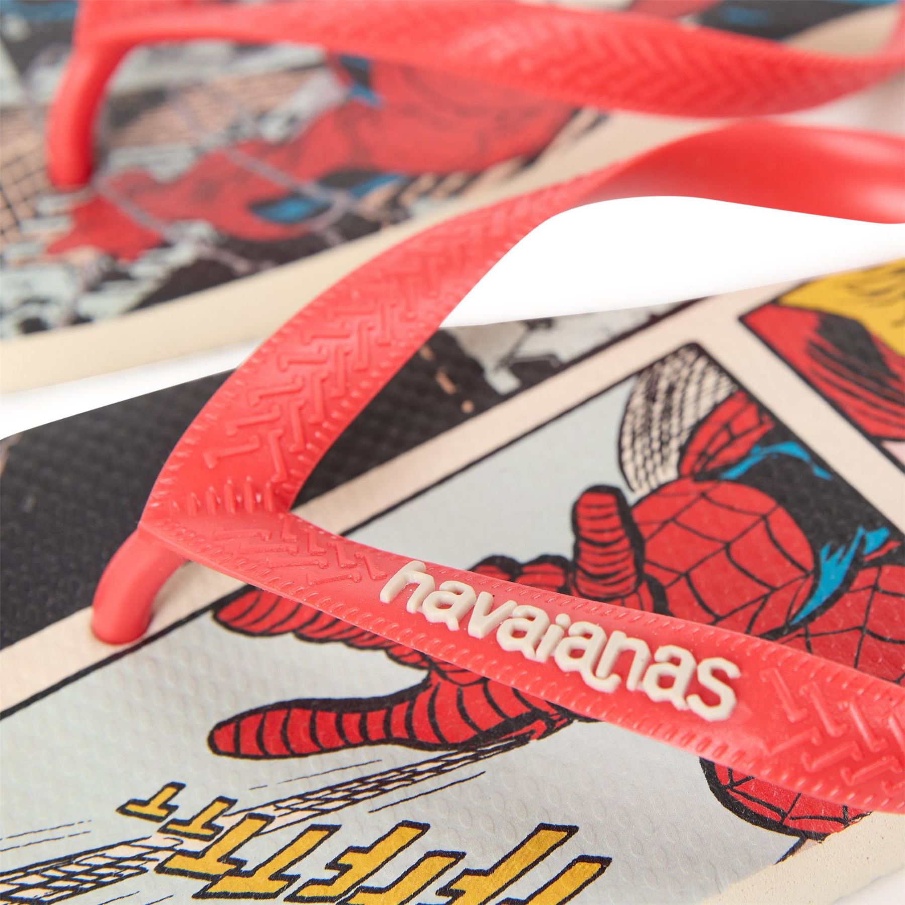 Havaianas Mens Hav. Top Marvel Classics Beige Stra Flip Flops