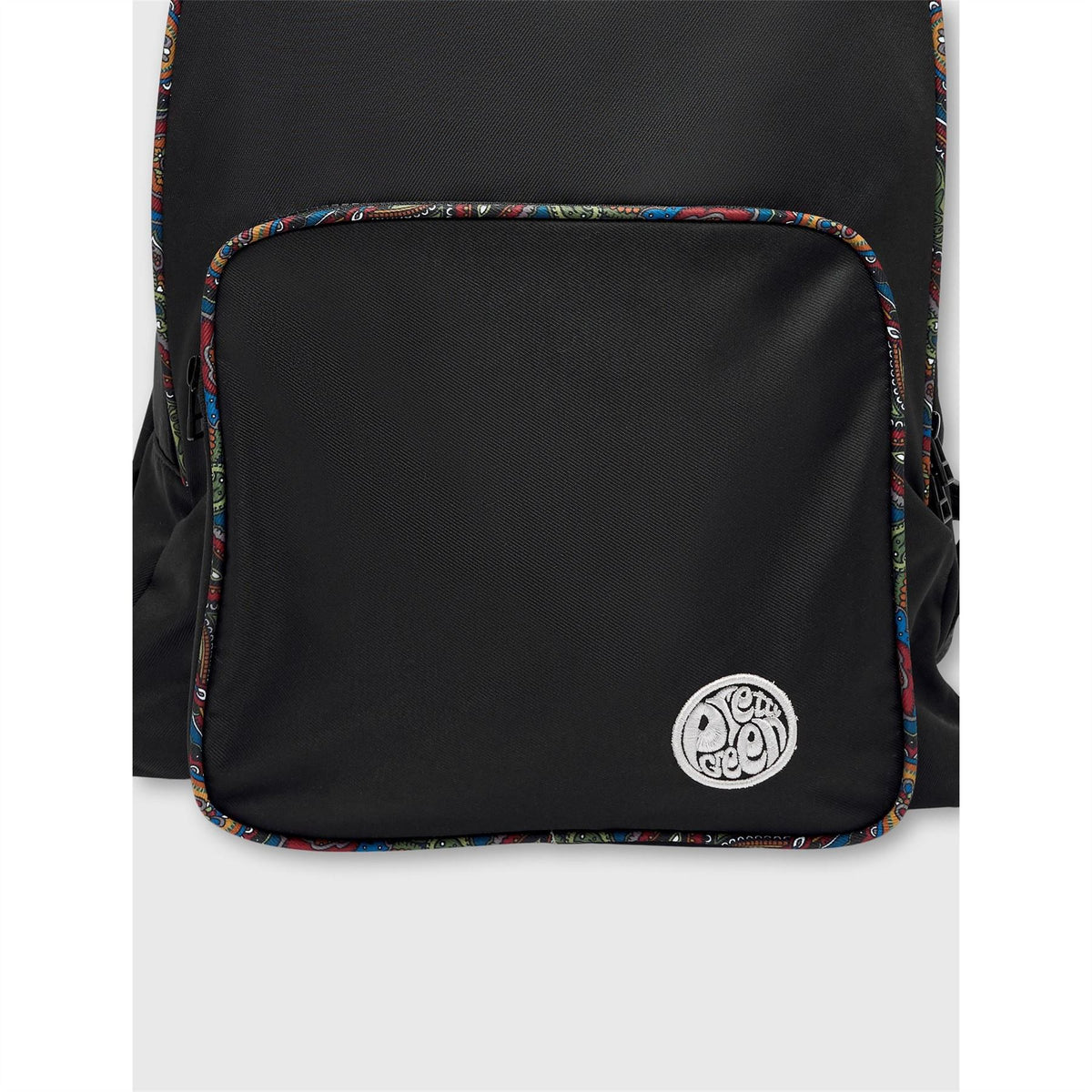 Pretty Green Bramhall Rectangle Shape Backpack with Logo Badge
