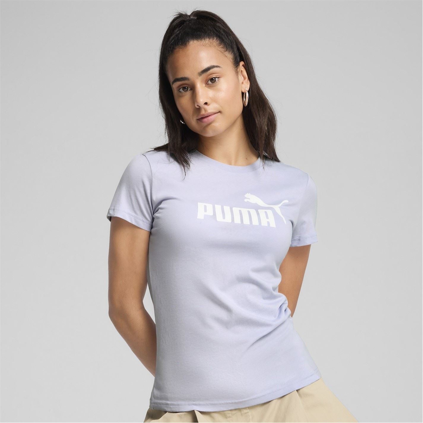 Puma Text Graphic Crew Neck Regular Fit T-Shirt