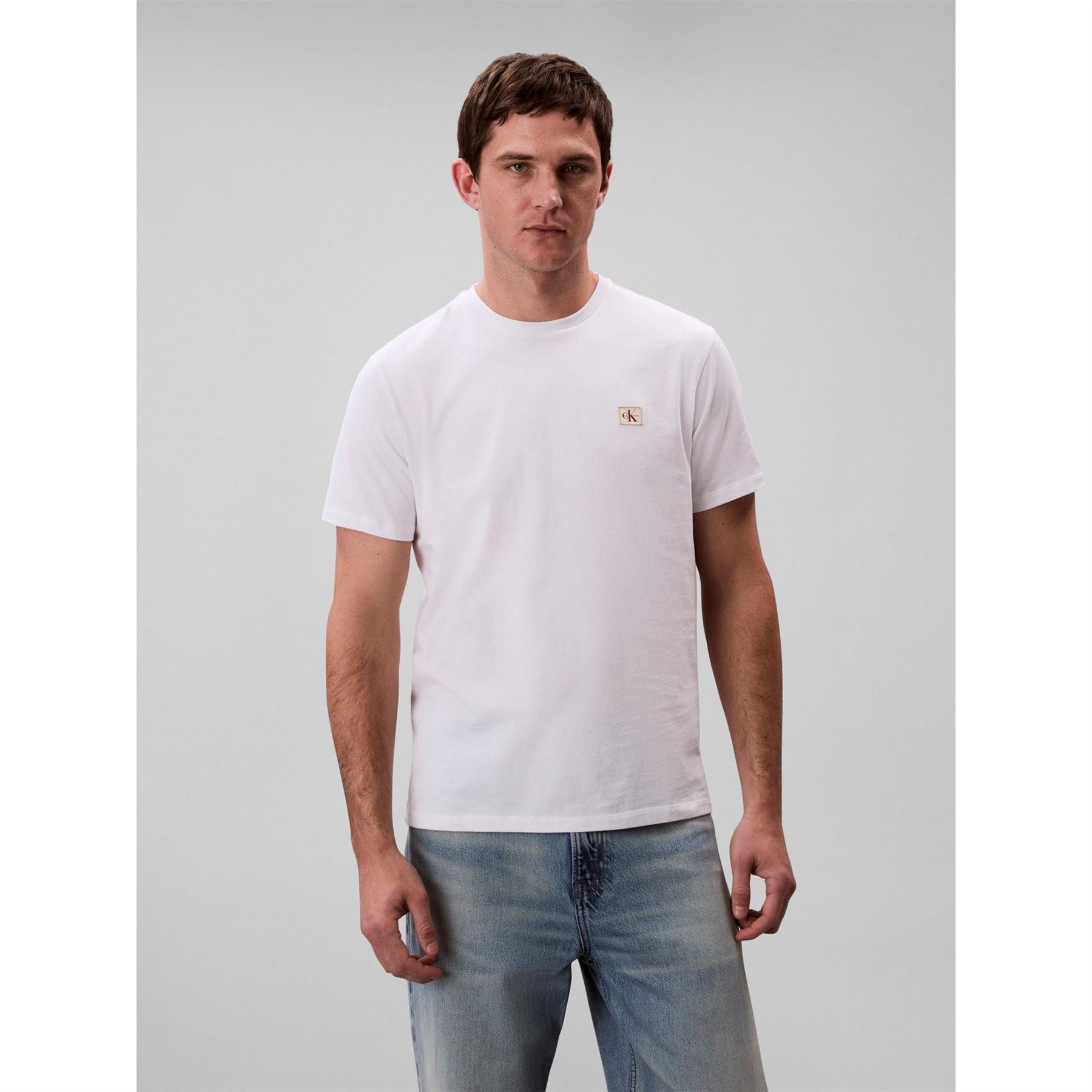Calvin Klein Jeans Box Crew Neck Short Sleeve T-Shirt