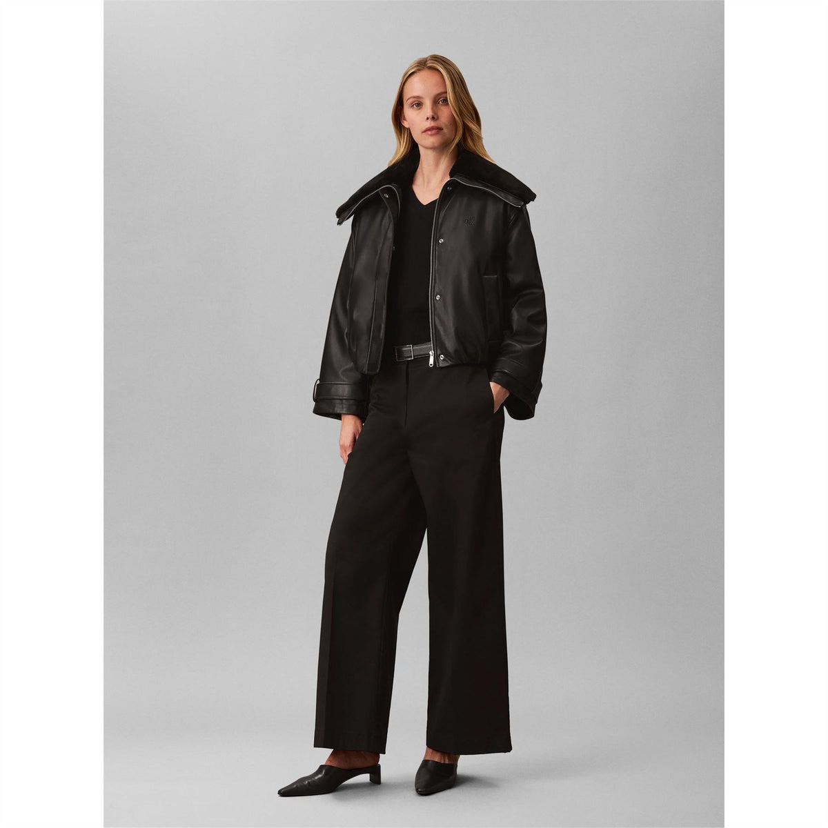 Calvin Klein Jeans Faux Lthr Bmr Ld64