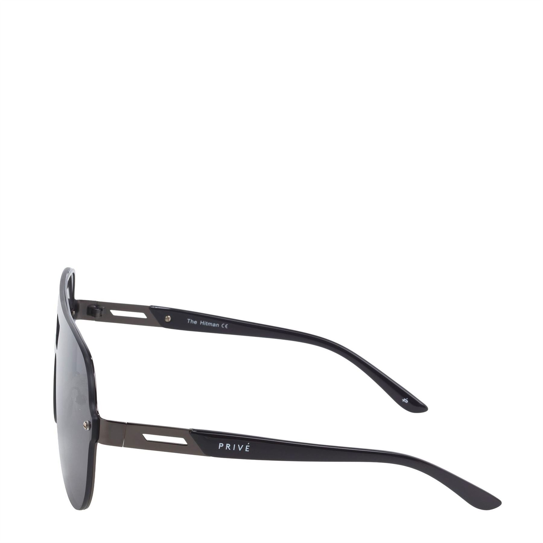 Prive Revaux R The Hitman Aviator Double Bridge Sunglasses