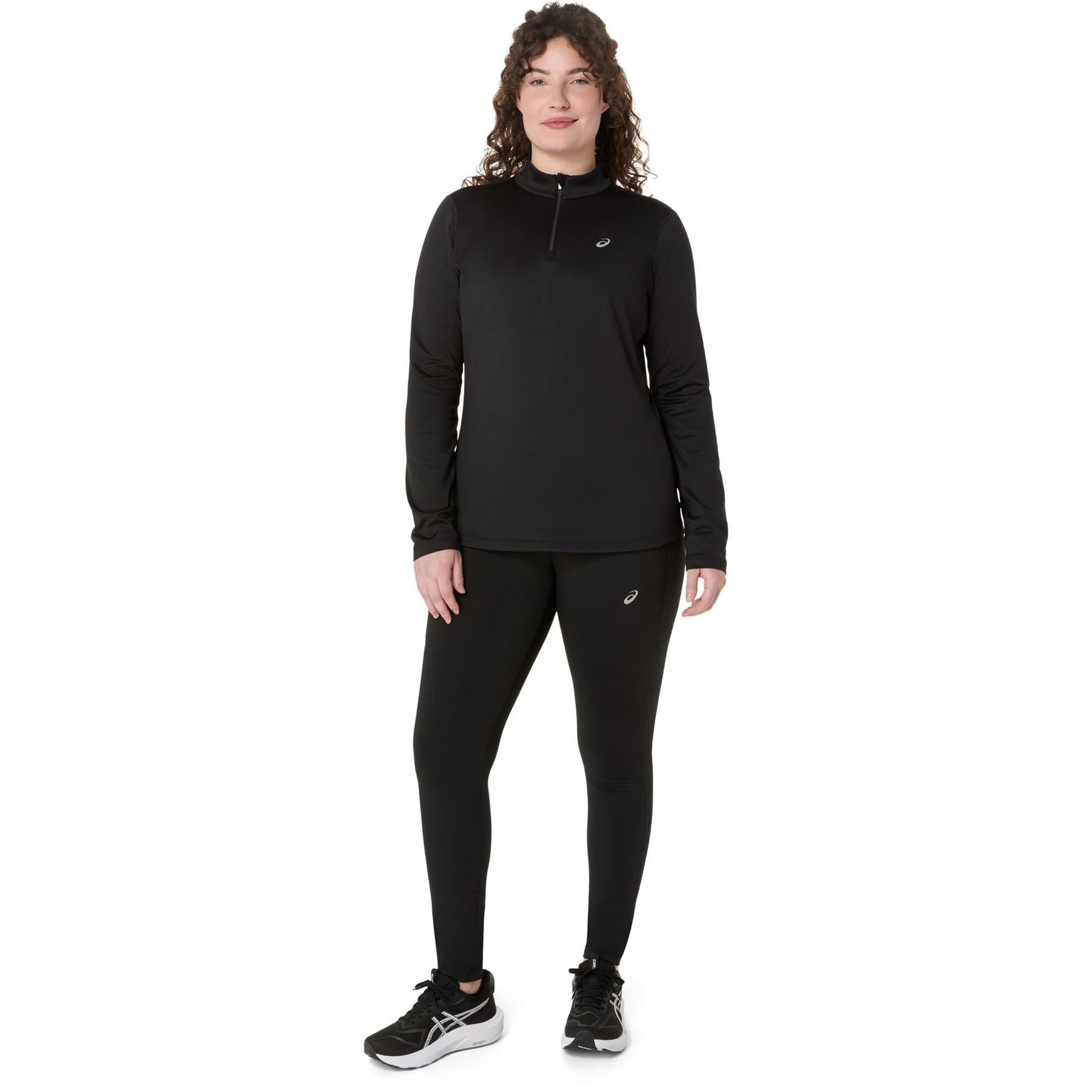 Asics Womens Ls Half Zip Winter Top Running