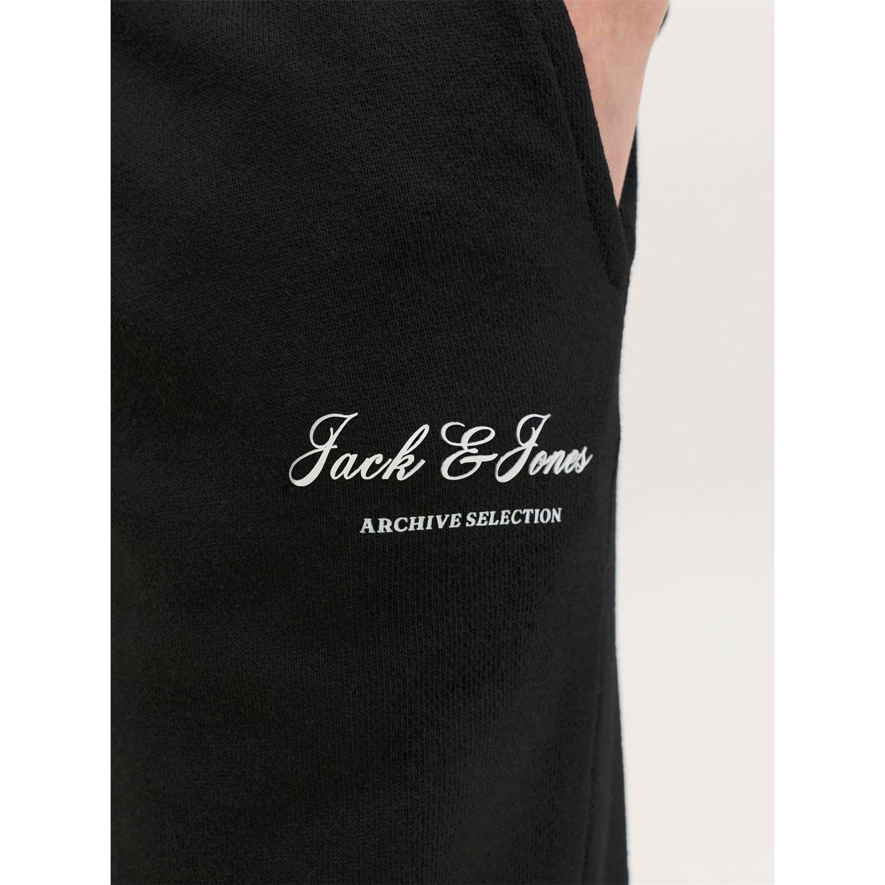 Jack and Jones Archive Solid Patterned Slim Joggers