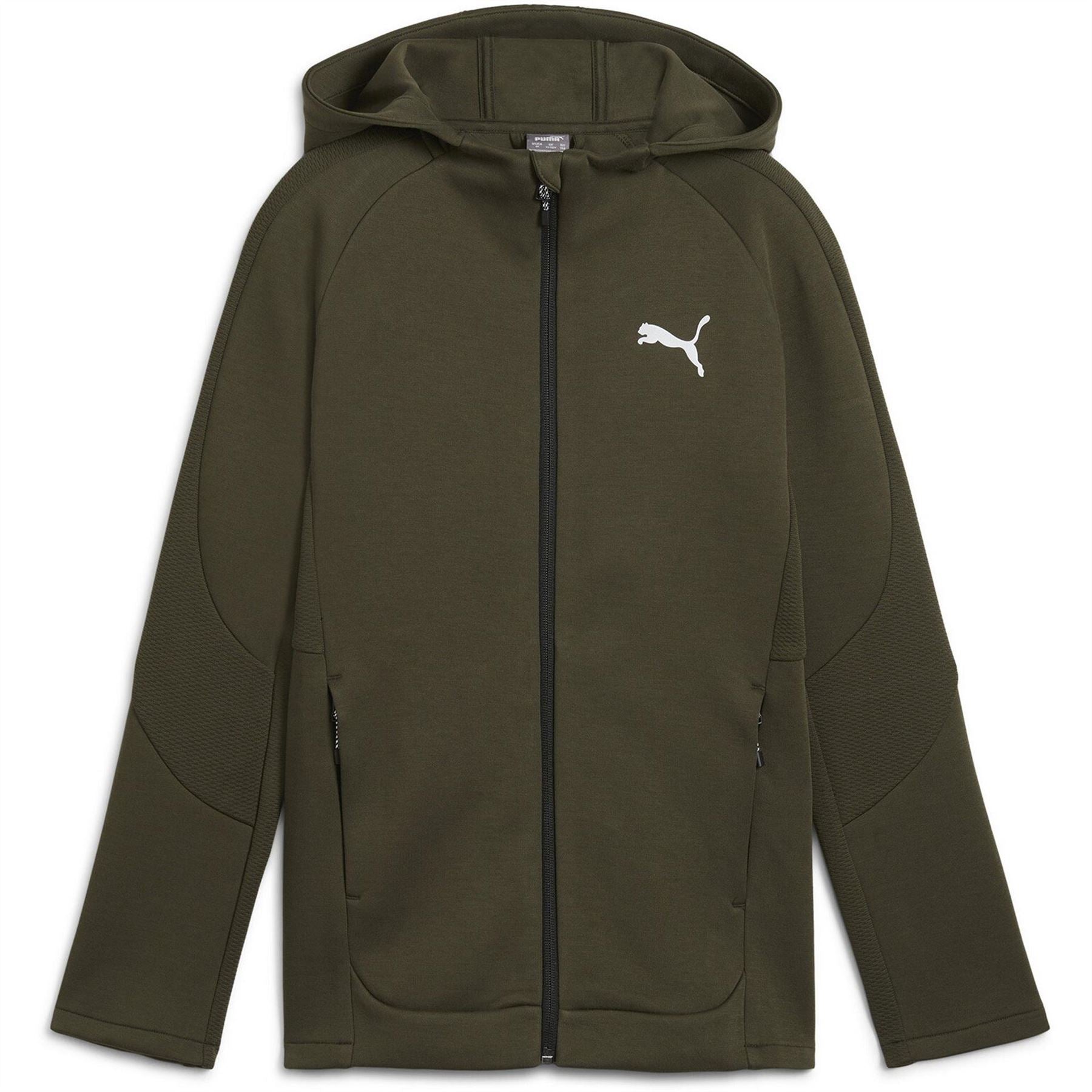 Puma Evostripe Hooded Sweat Jacket with Ribbed Cuff