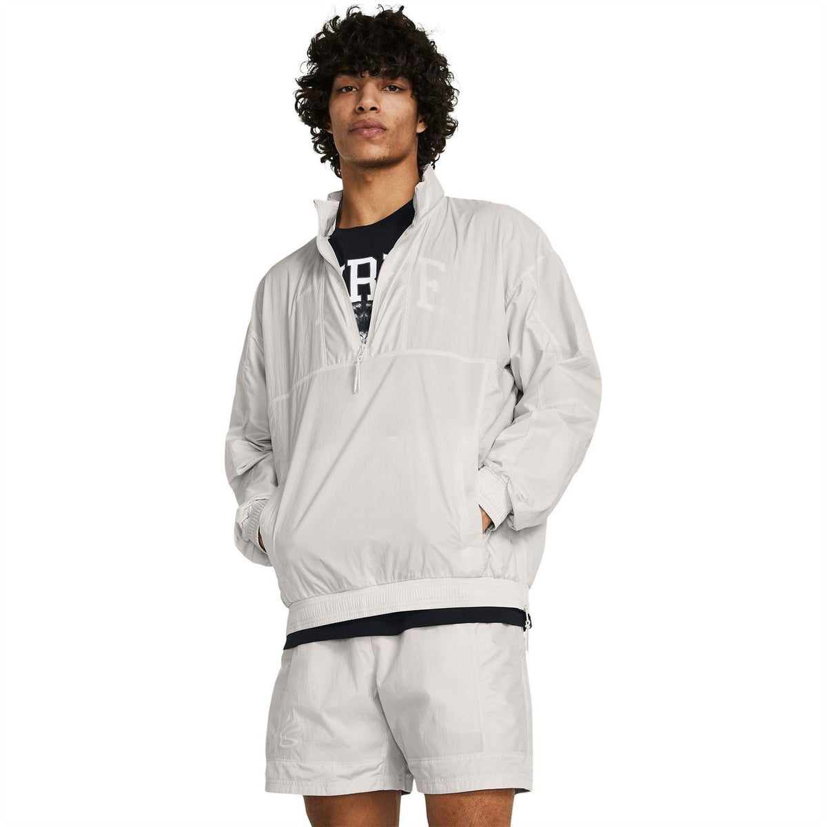Under Armour Curry Woven Weather Resistant Athletic Fit Performance Training Jacket