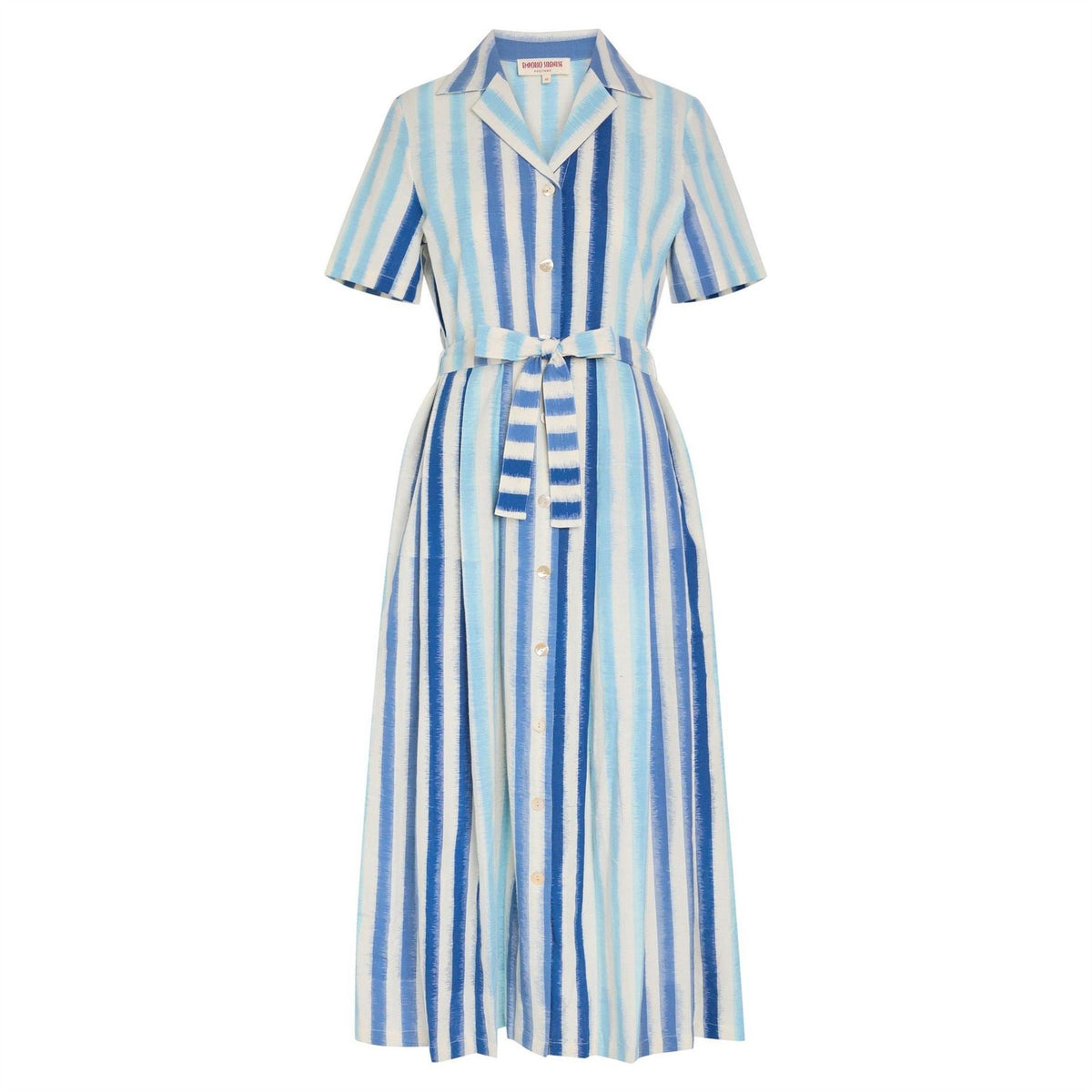 Emporio Sirenuse Ss Claudia Ikat Stripe Dres