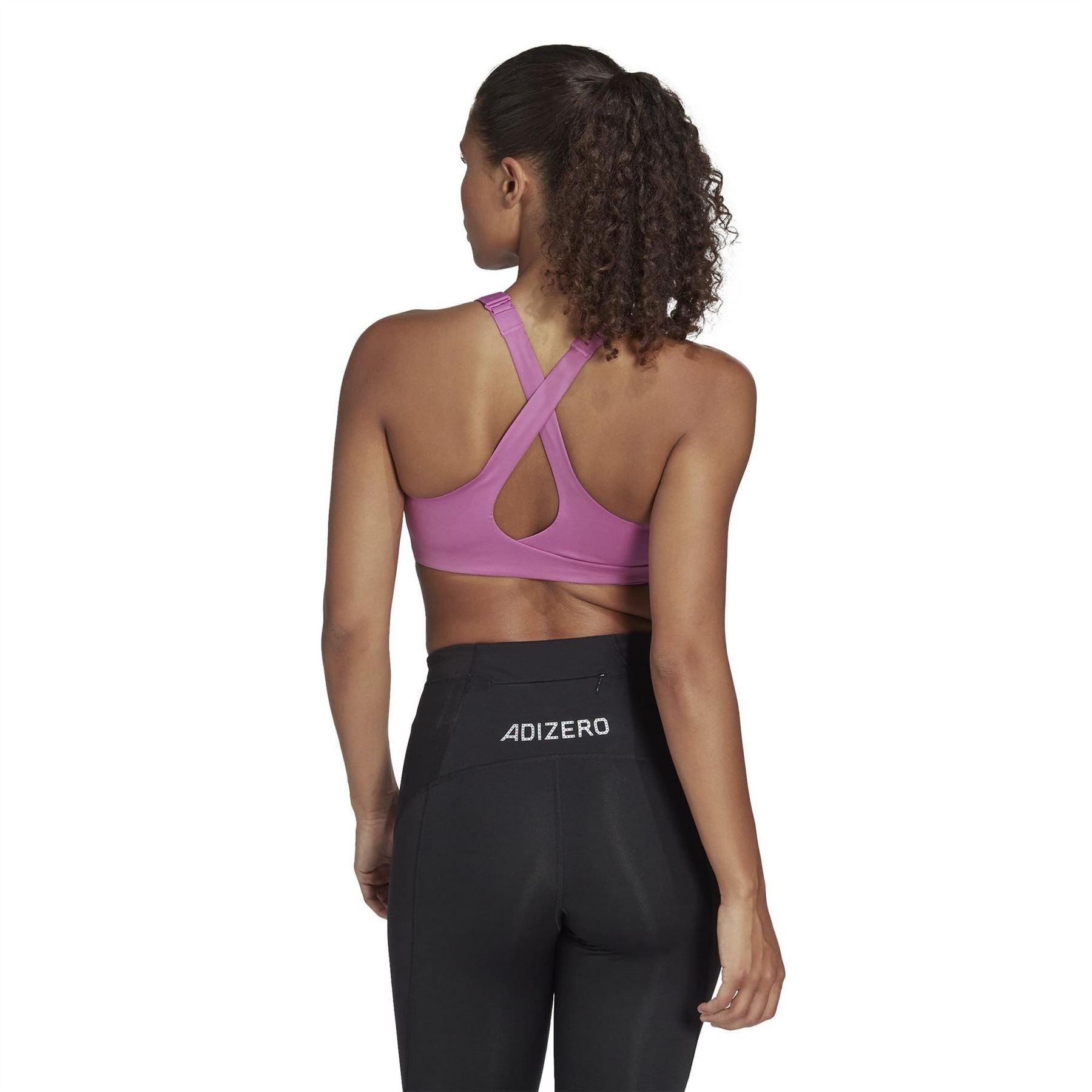adidas Womens Fastimpact Luxe Run High Impact Sports Bra