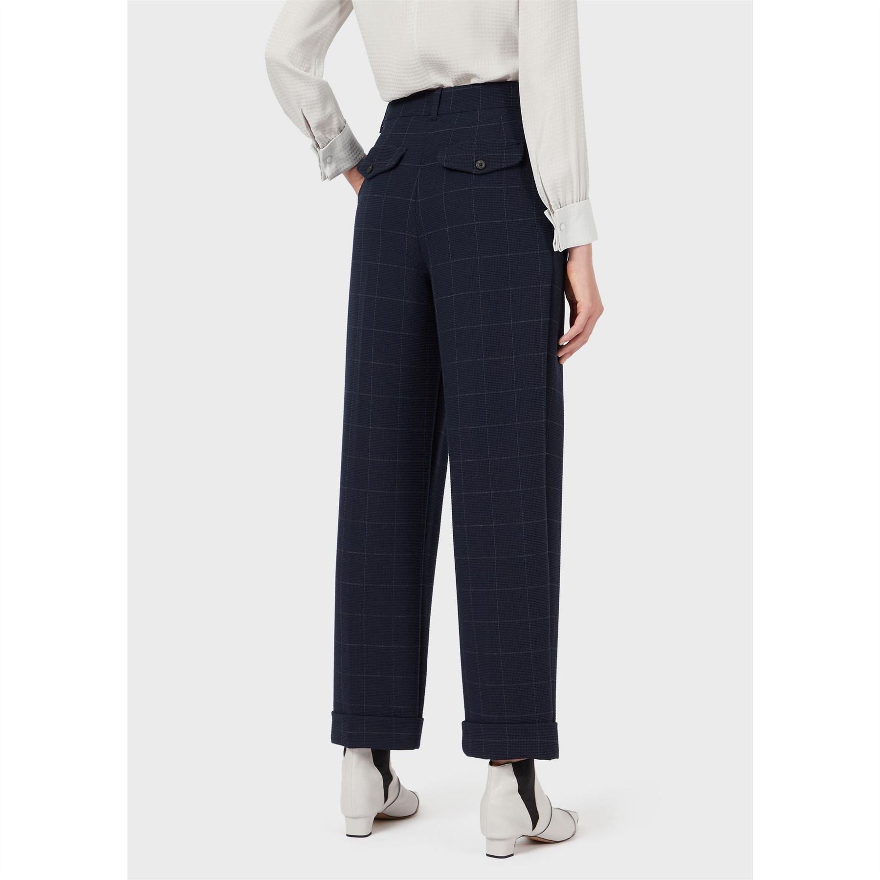 Emporio Armani Wide Leg Trousers