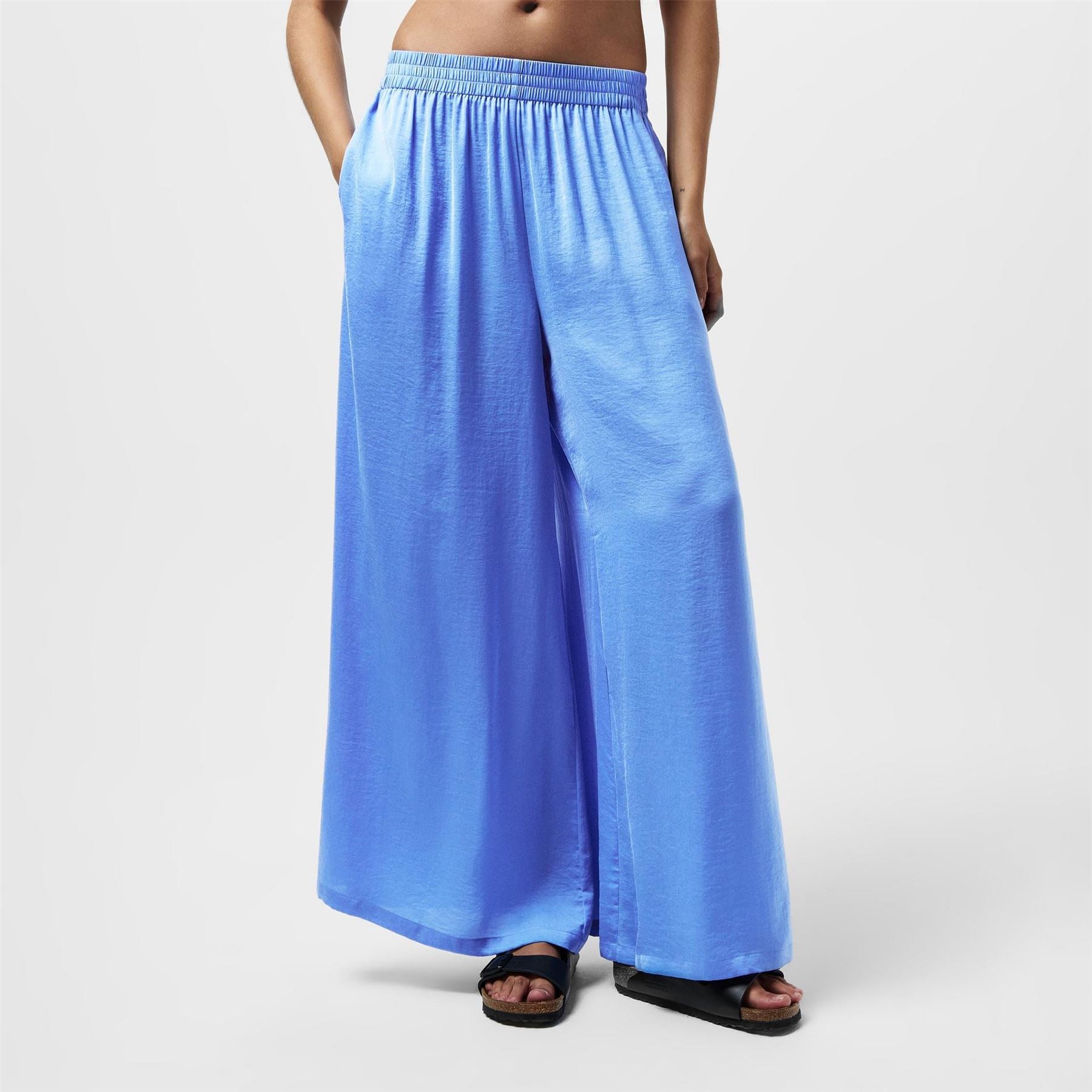 French Connection Damasco Solid Patterned Wide Leg Culottes