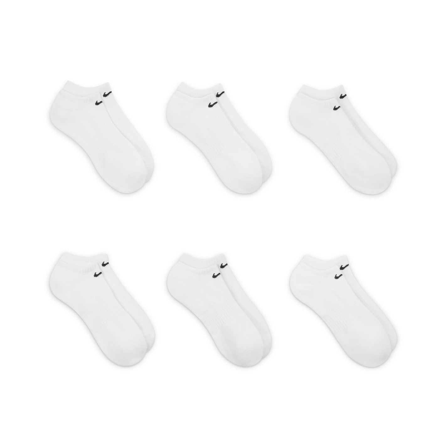 Nike Everyday Cushioned Training No Show Socks (6 Pairs)