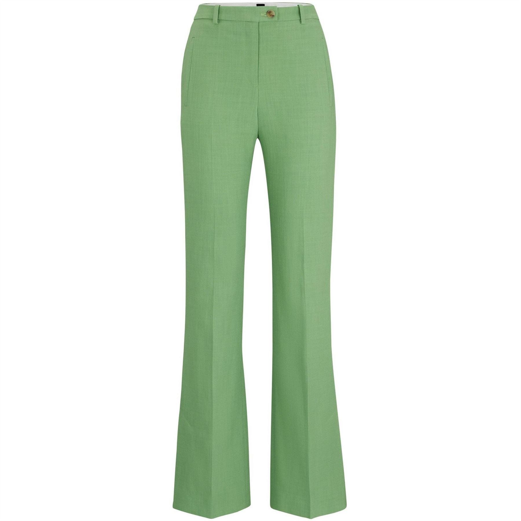 Boss Slim Fit Flared Trousers