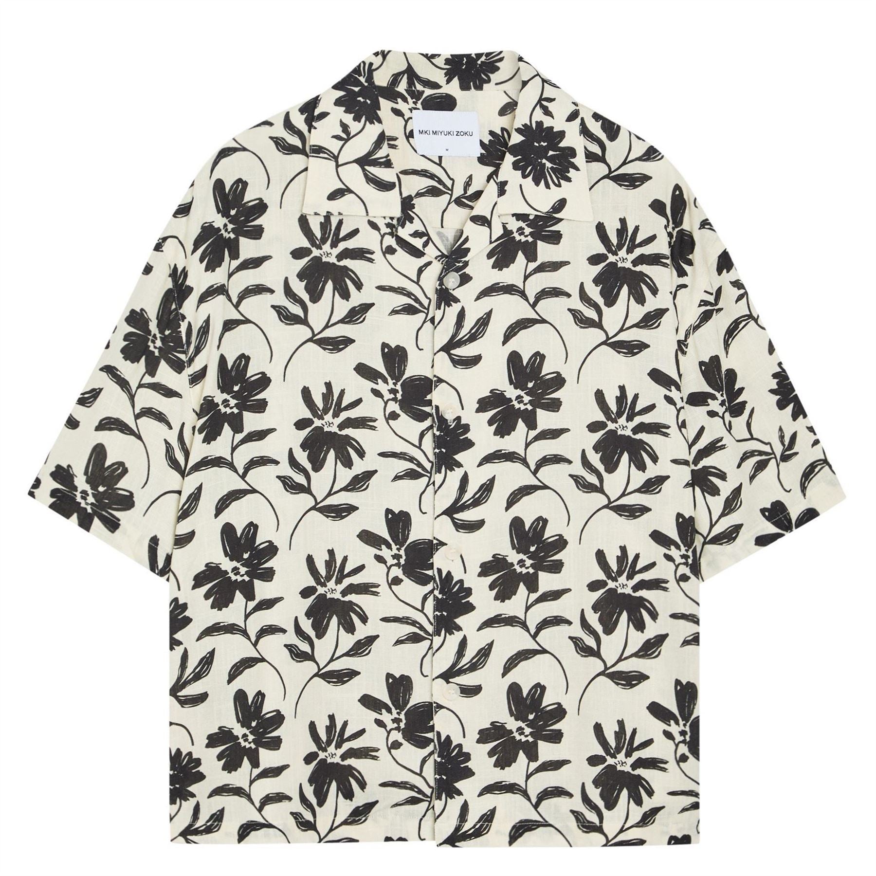 MKI MIYUKI ZOKU Floral Linen Vacation Shir