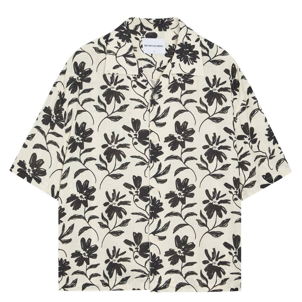 MKI MIYUKI ZOKU Floral Linen Vacation Shir