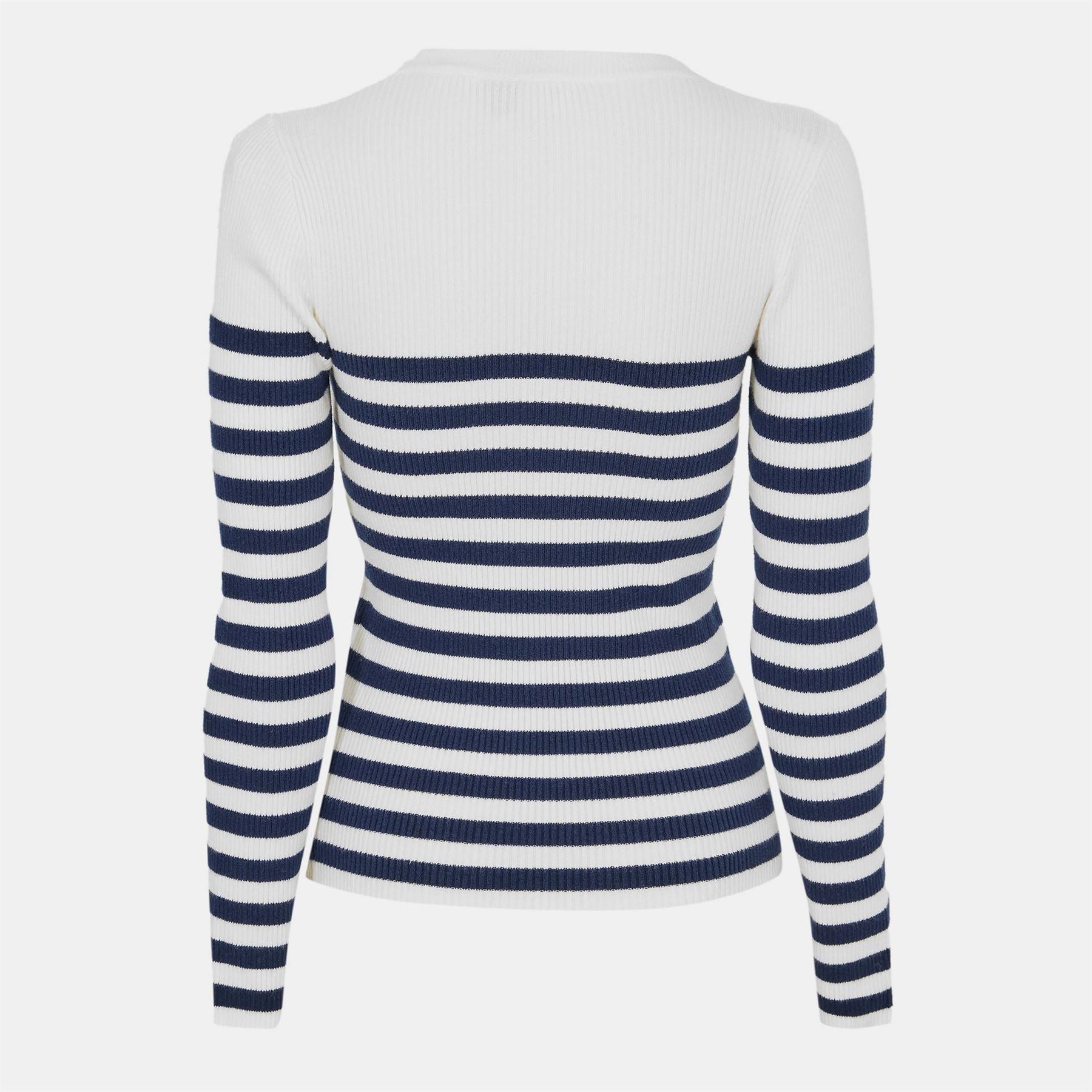 Levis Ribbed Collar Crew Neck Long Sleeve Sweater