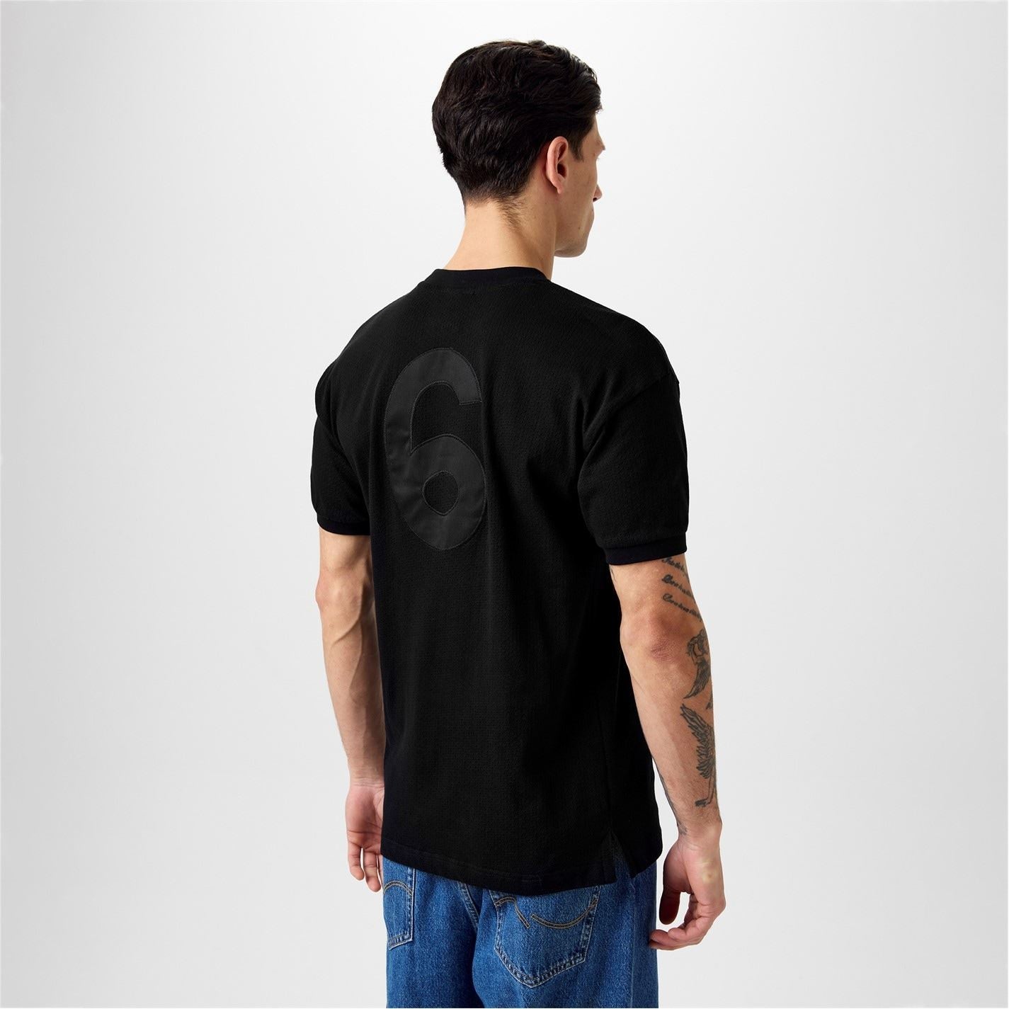 Score Draw Mens England 1970 Black OuT-Shirt