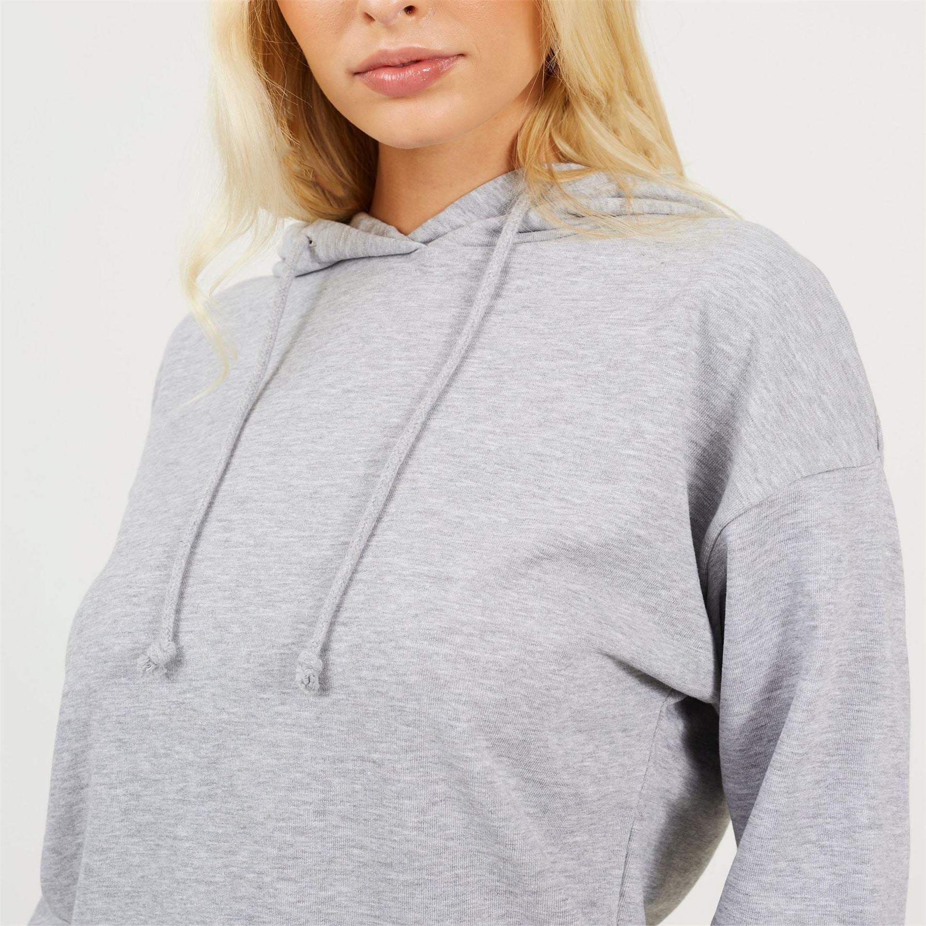 Brave Soul Womens Cropped Hooded Sweatshirt
