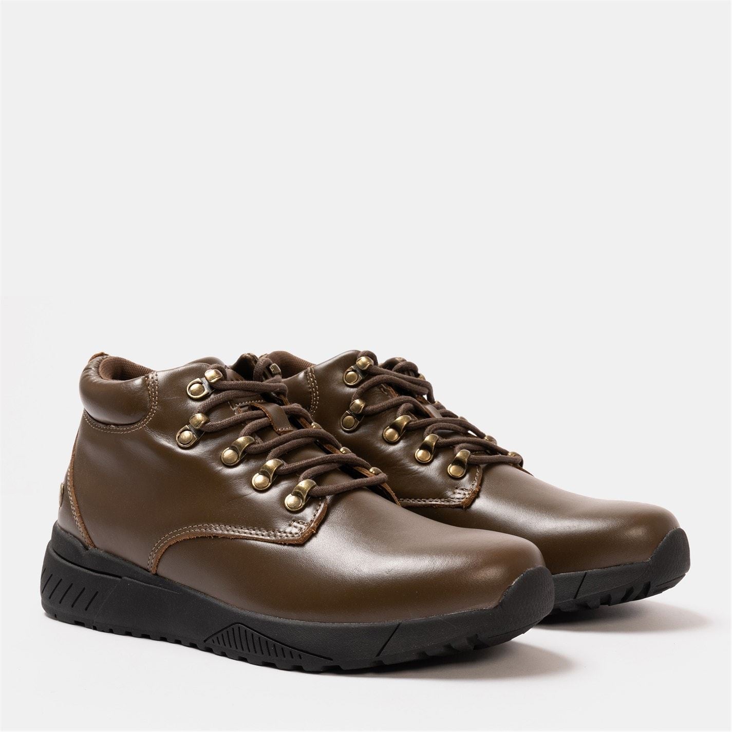 Donnay Mens Leather Casual Chukka Boots