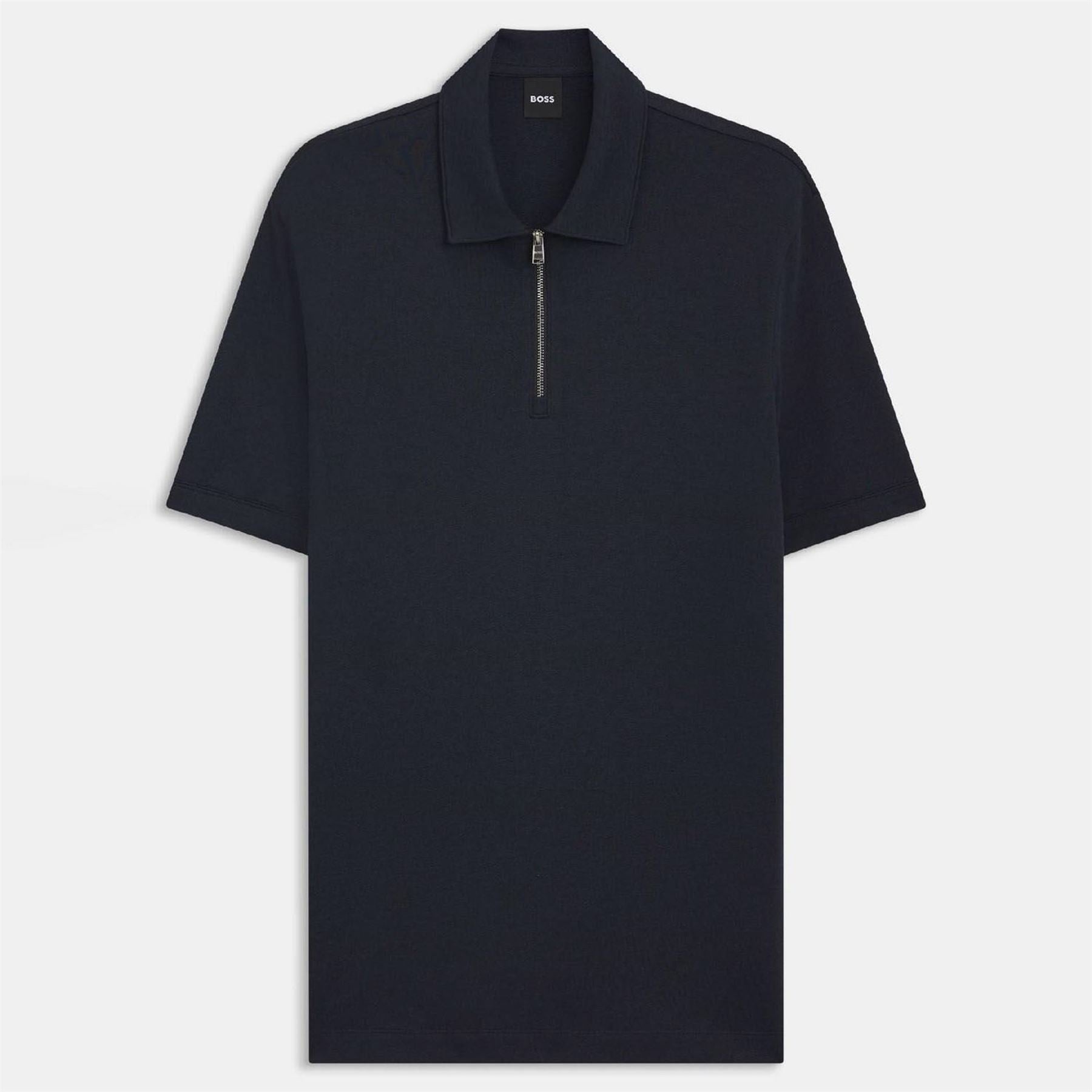 Boss Paras 57 Zip Neck Polo Shirt