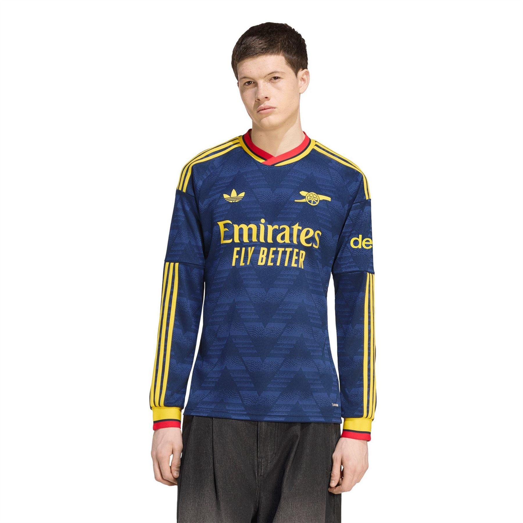 adidas Mens Away Long Sleeved Shirt 2026 27