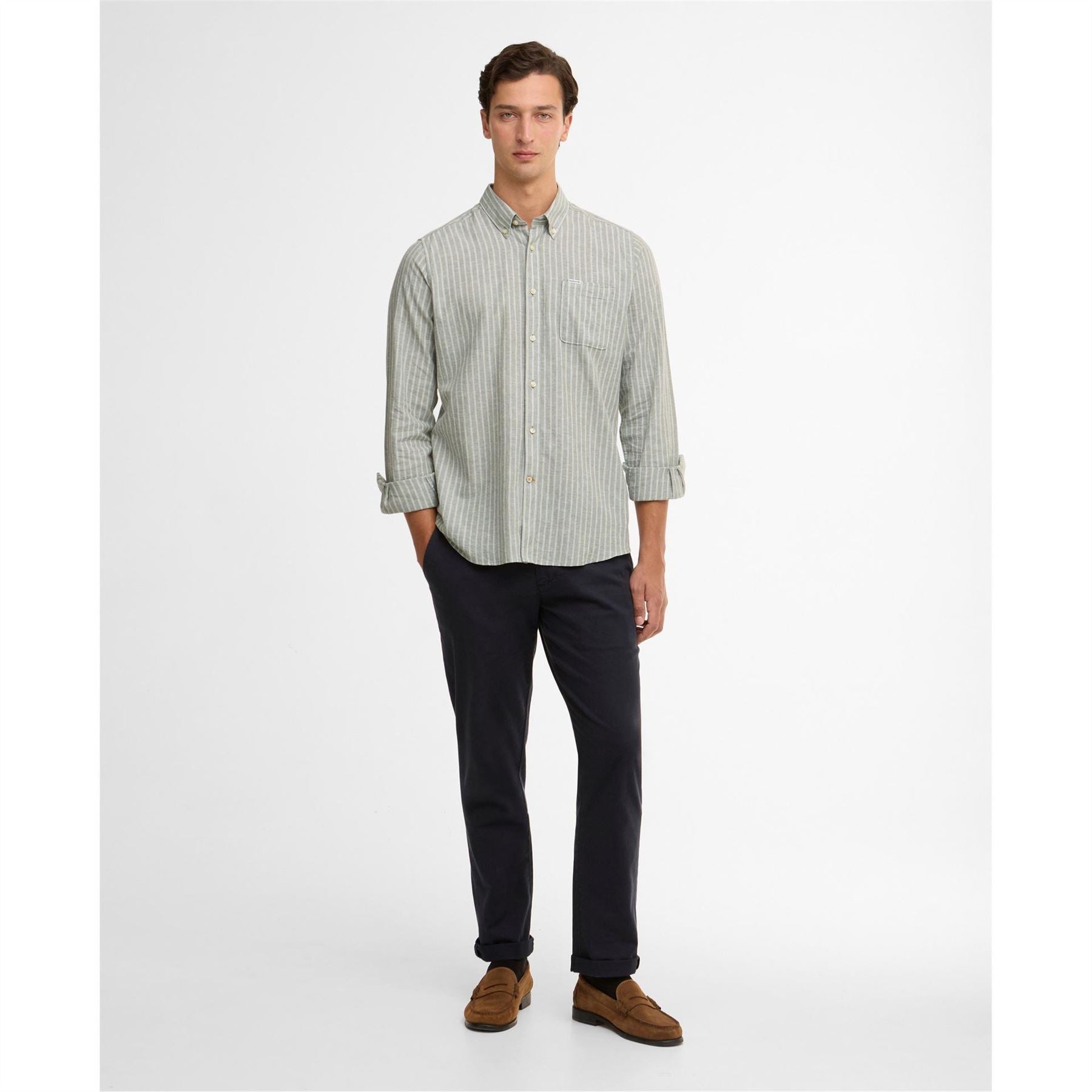 Barbour Nelson Striped Long Sleeved Tailored Shirt