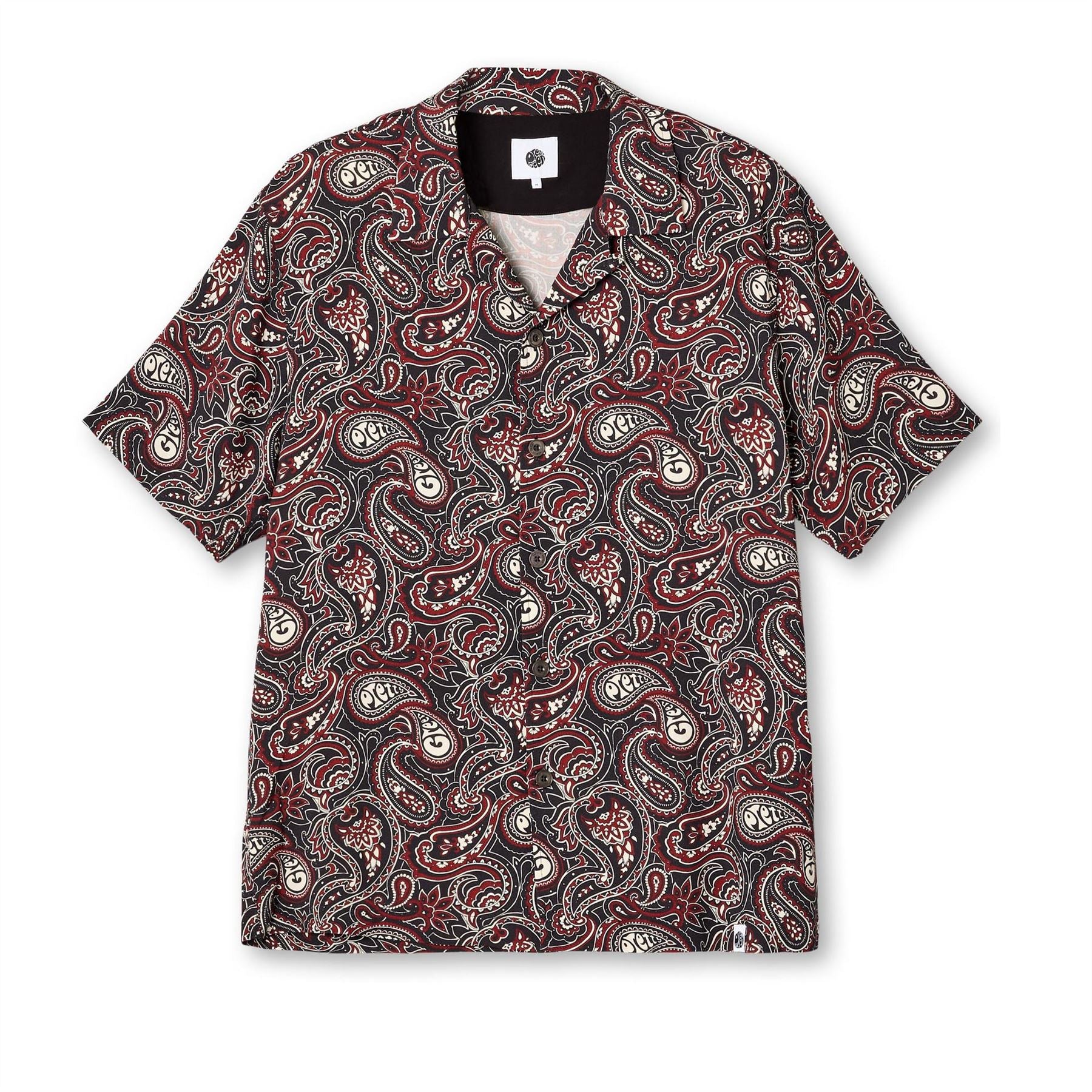 Pretty Green Feltham Paisley Short Sleeve Patterned Shirt