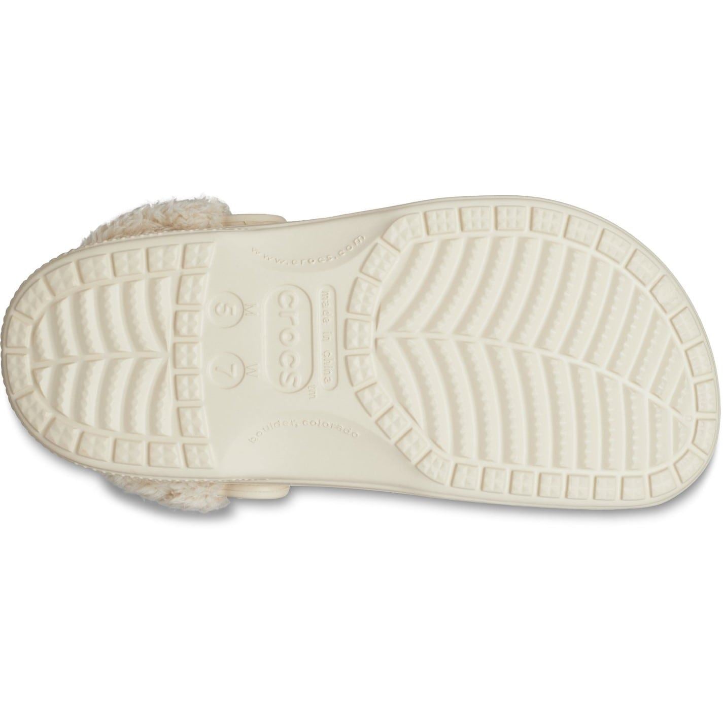 Crocs Baya Lined Fuzz Strap Closed Toe Clogs