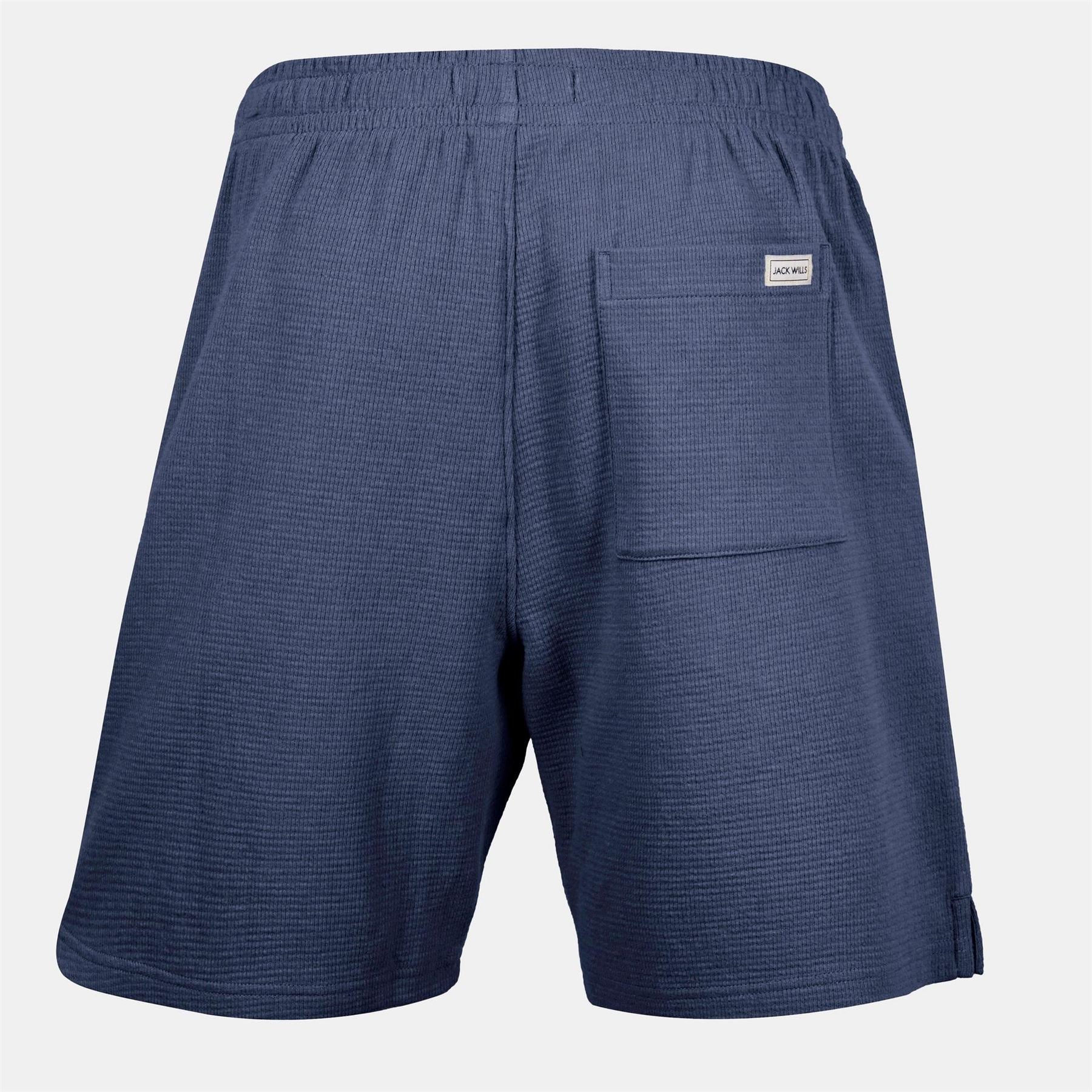 Jack Wills Waffle Bermuda Sweat Shorts with Elasticated Waistband