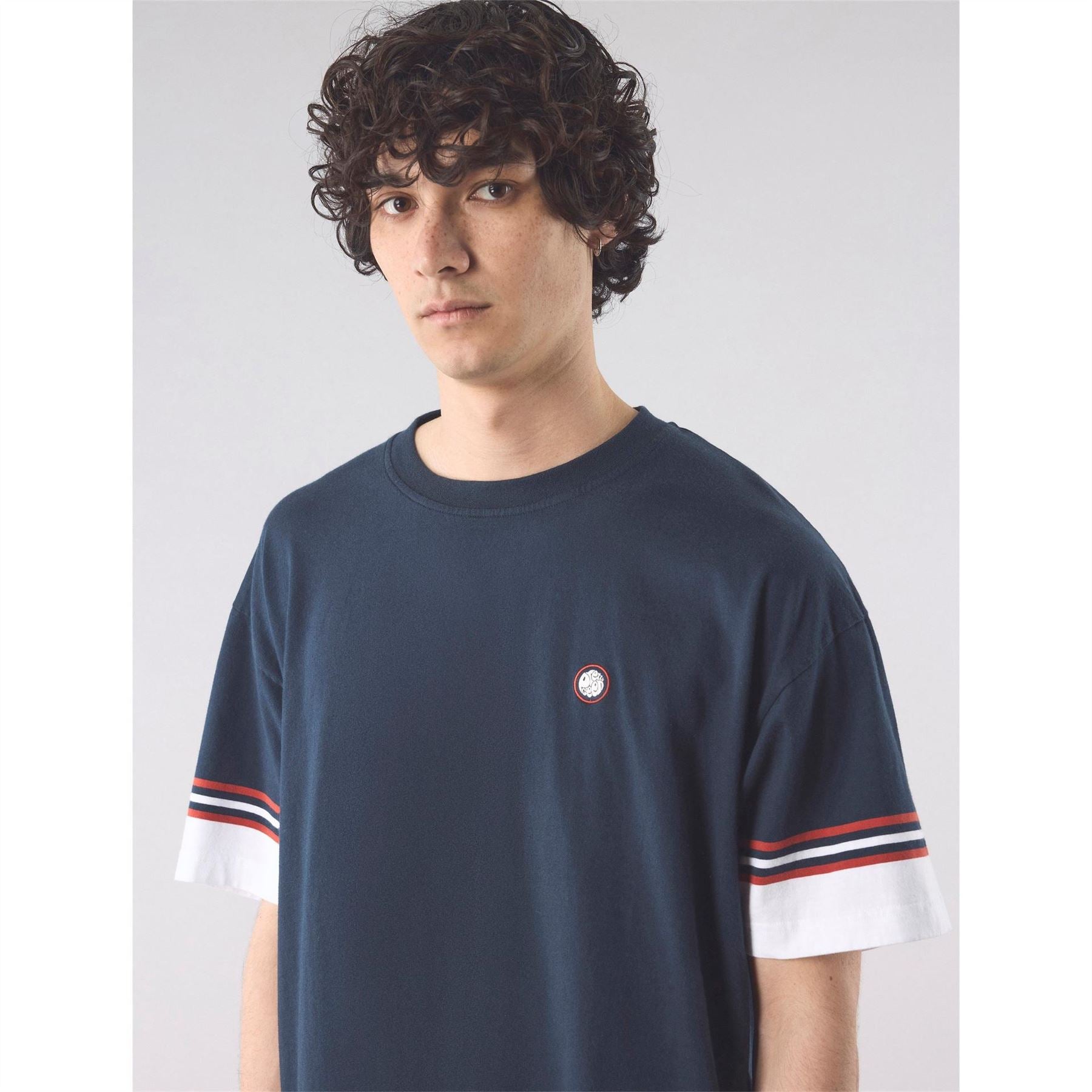 Pretty Green Valencia FC Regular Fit Crew Neck T-Shirt