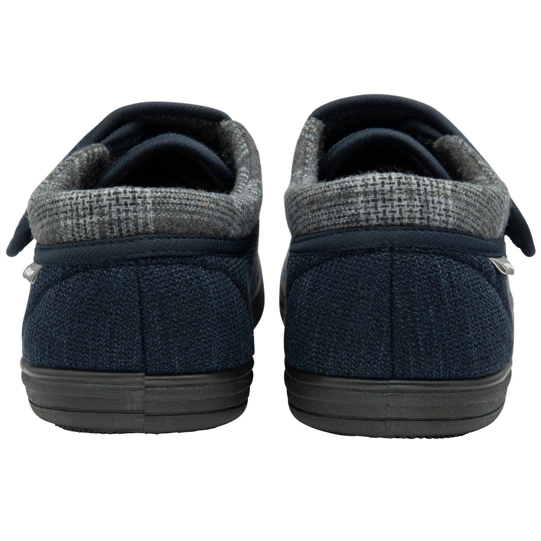 Dunlop Touch-Fastening Sn62 Textured Moccasin Slippers