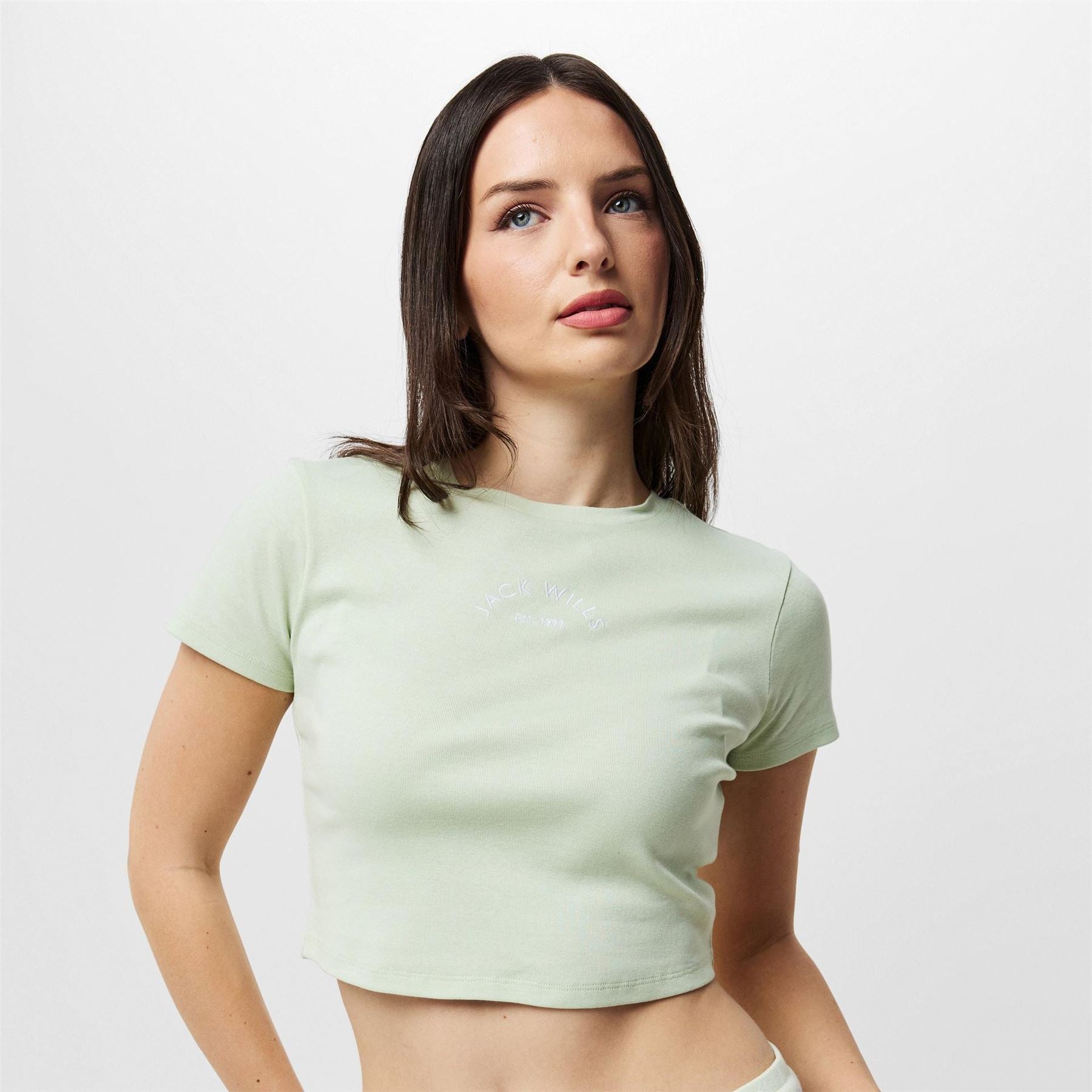 Jack Wills Cropped Baby Tee Ladies