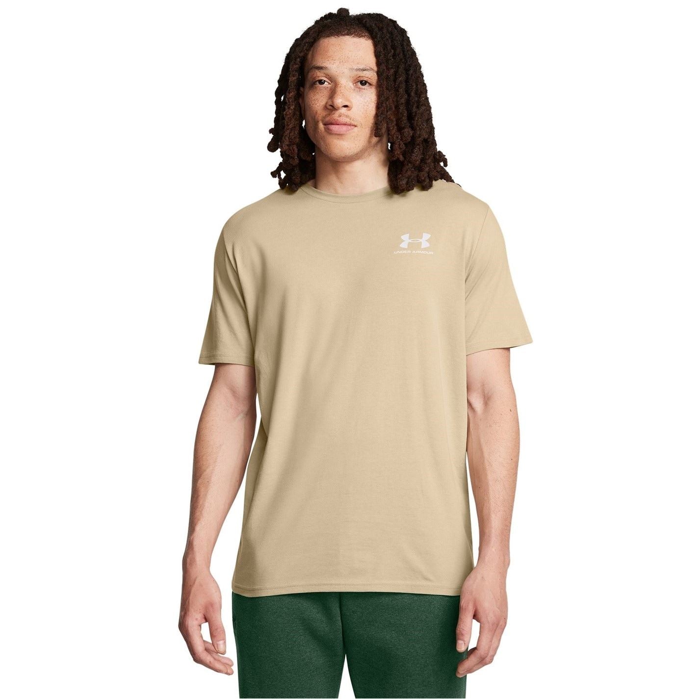 Under Armour Mens Armour Ua Left Chest Logo Short Sleeve